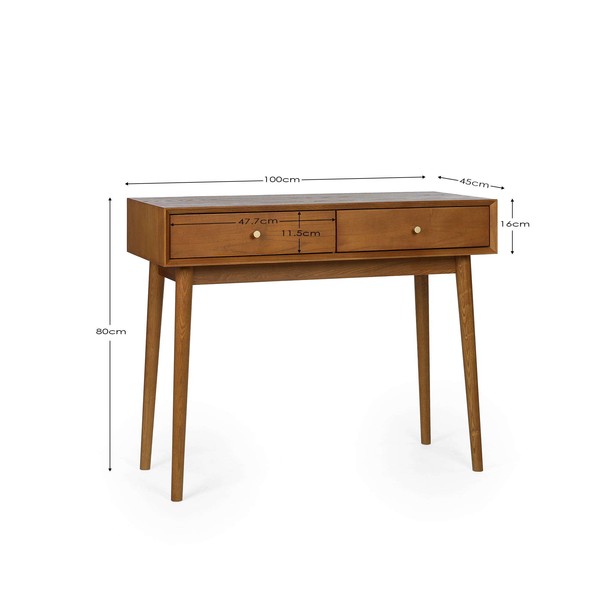 Lowry Writing Desk With 2 Drawers