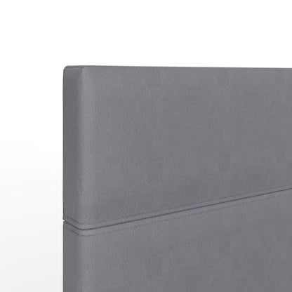 End Lift Ottoman Bed Grey Leather