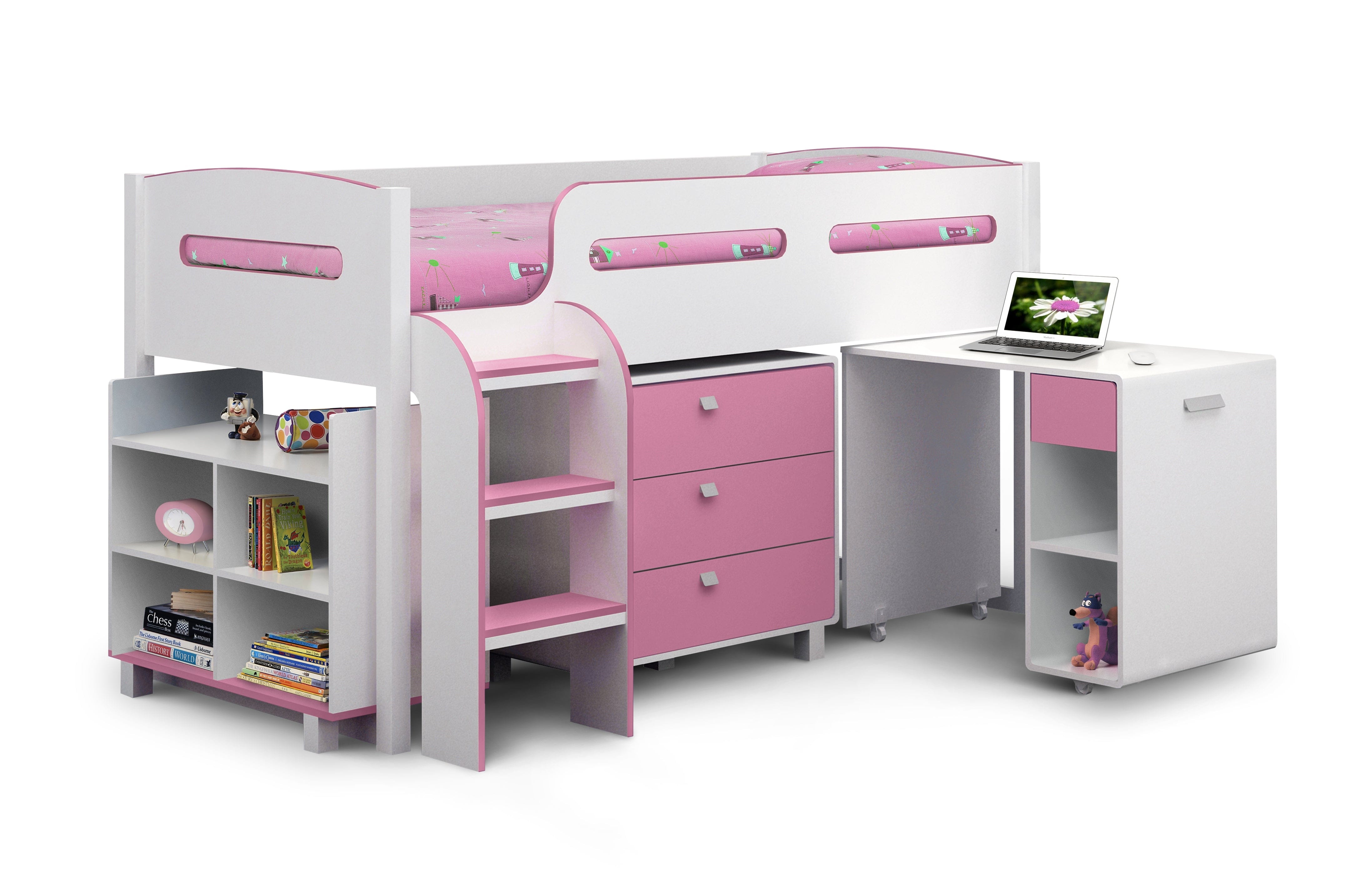 Julian Bowen Cabin Bed Kimbo Pink Cabin Bed Bed Kings