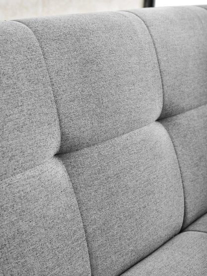 Alfie 3 Seater Grey Linen Storage Sofabed