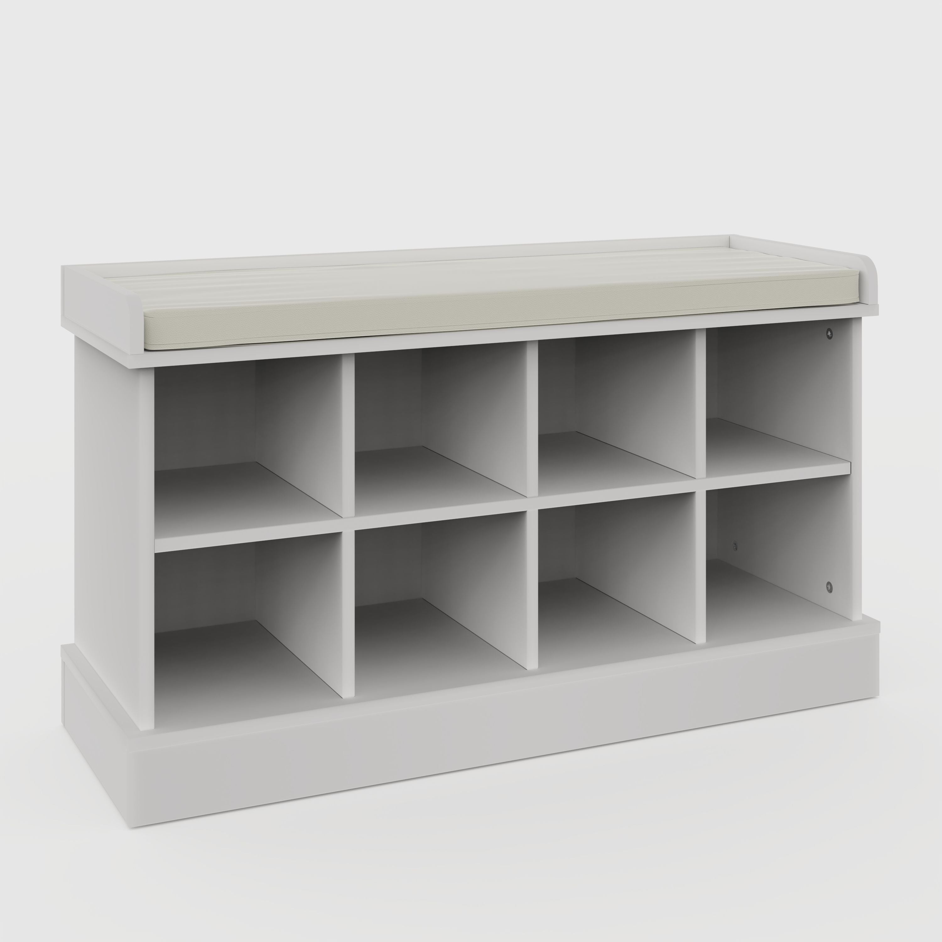 Kempton Shoe Bench White