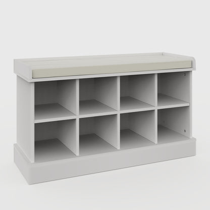 Kempton Shoe Bench White