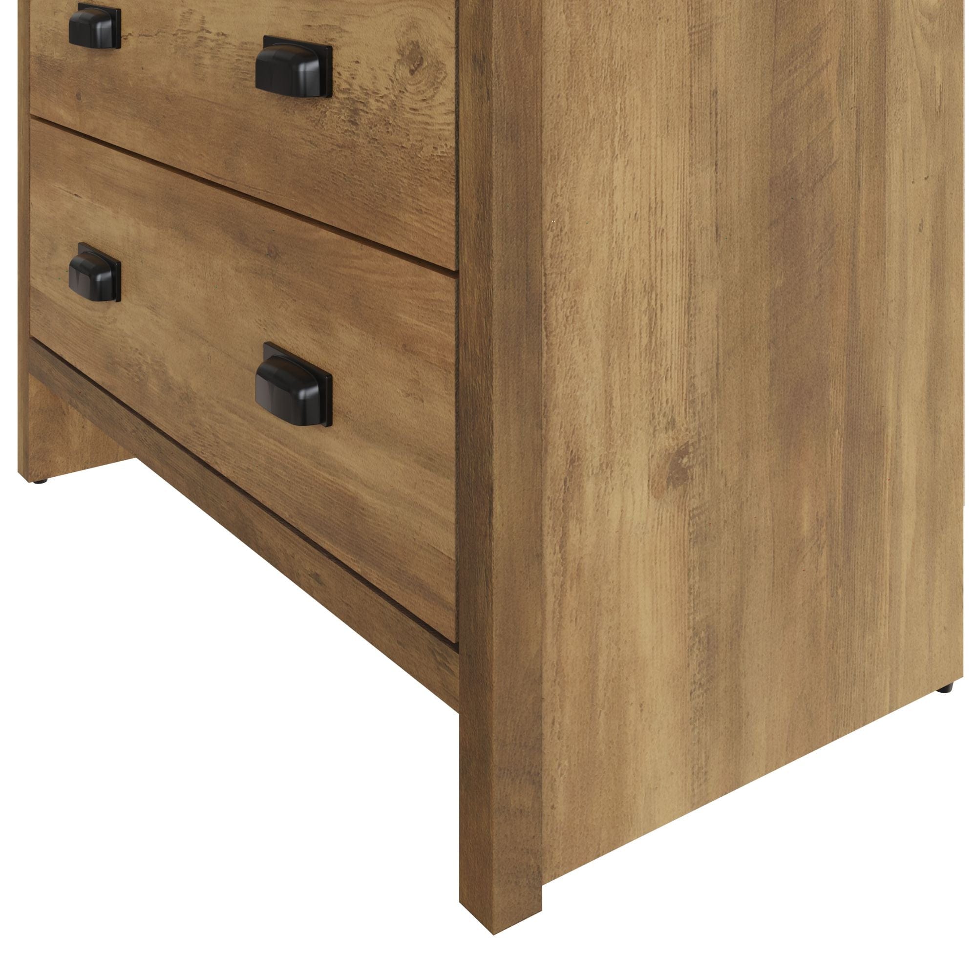 GFW Chest Of Drawers Boston 4 Drawer Chest Knotty Oak Bed Kings