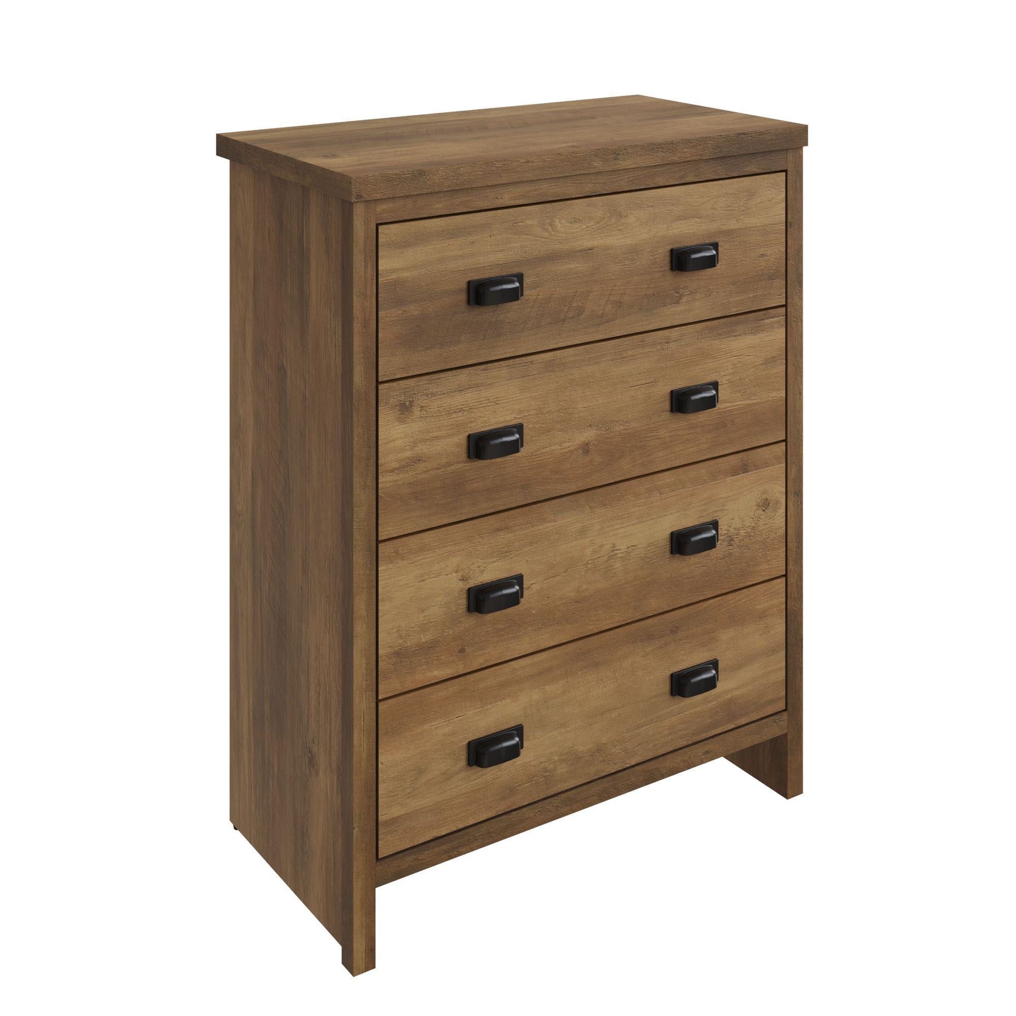 GFW Chest Of Drawers Boston 4 Drawer Chest Knotty Oak Bed Kings