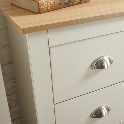 GFW Chest Of Drawers Lancaster 4 Drawer Chest Cream Bed Kings