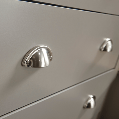 GFW Chest Of Drawers Lancaster 4 Drawer Chest Grey Bed Kings
