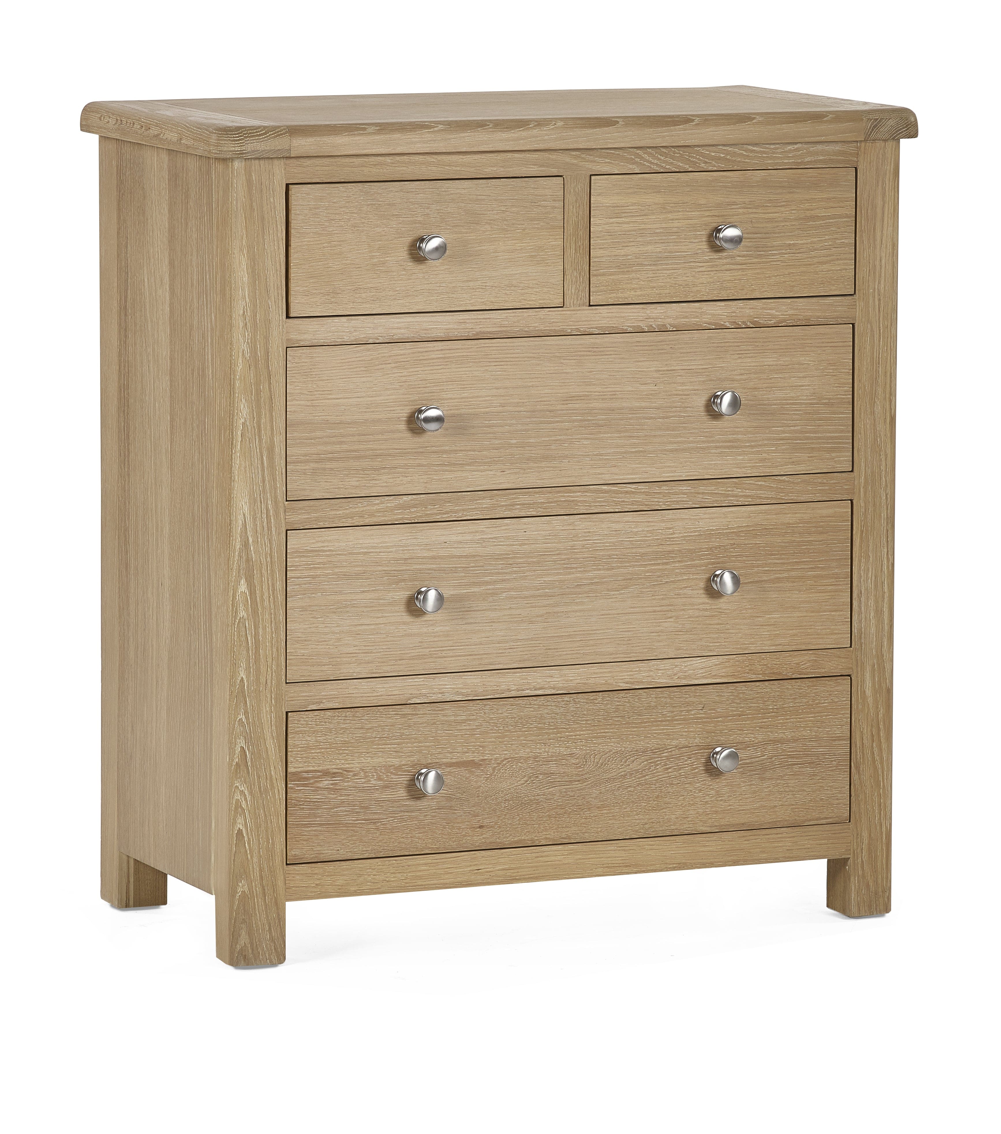 Julian Bowen Chest Of Drawers Memphis Limed Oak 3 + 2 Drawer Chest Bed Kings