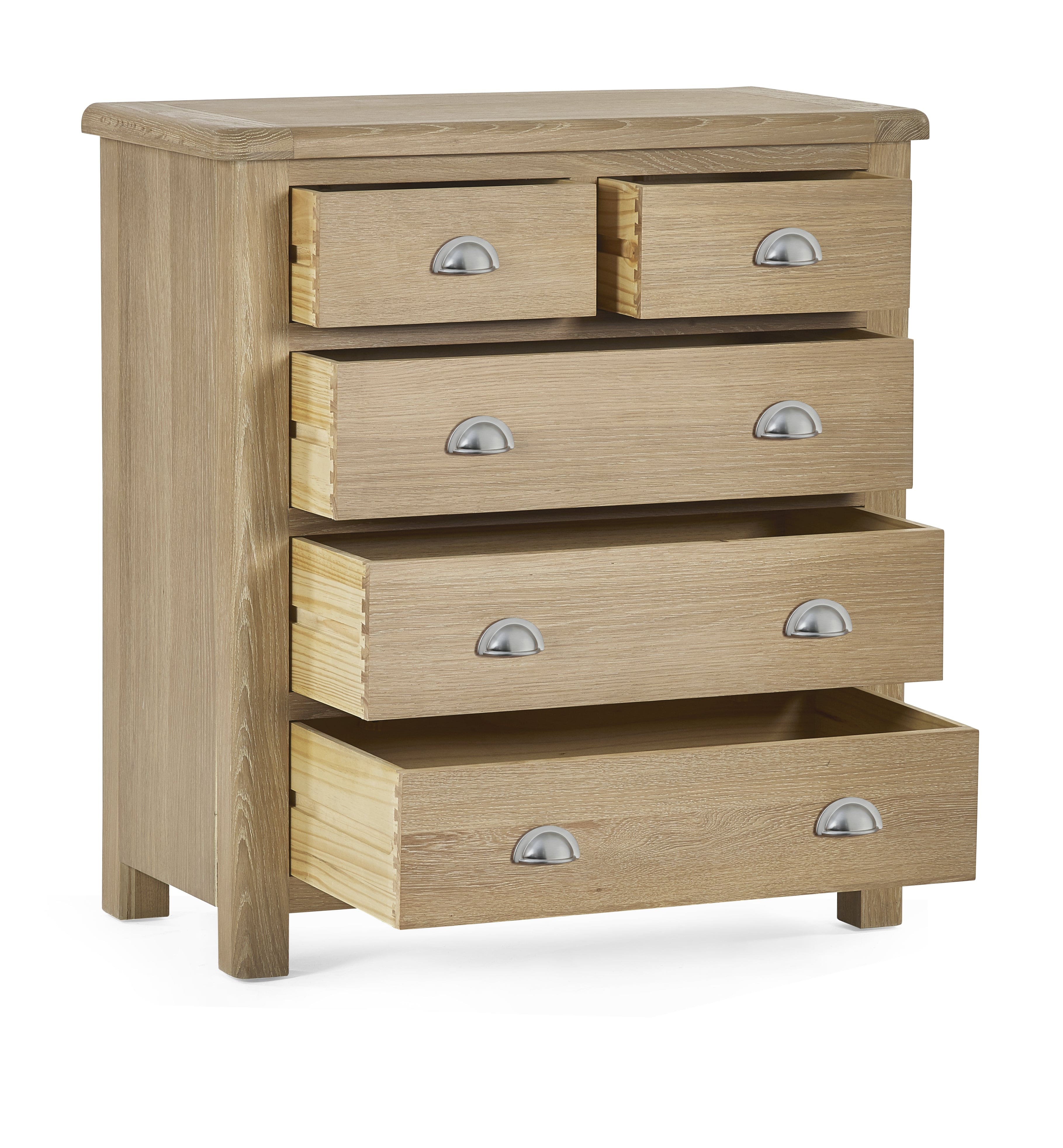 Julian Bowen Chest Of Drawers Memphis Limed Oak 3 + 2 Drawer Chest Bed Kings