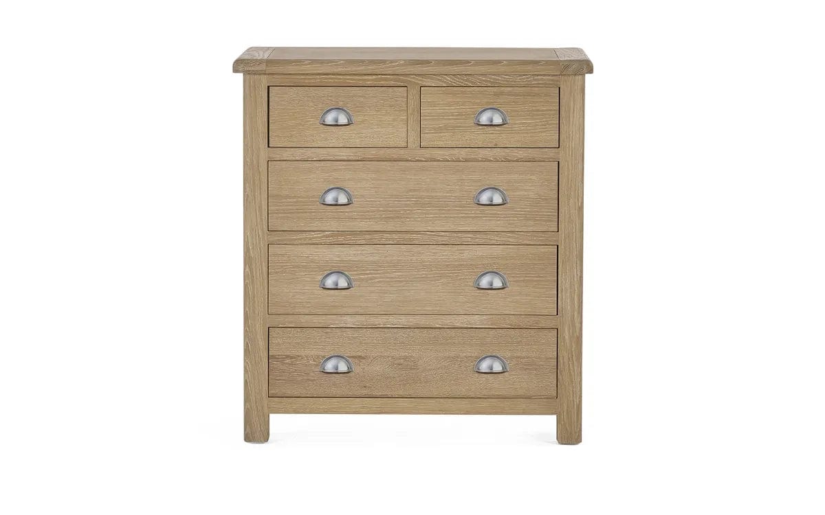 Julian Bowen Chest Of Drawers Memphis Limed Oak 3 + 2 Drawer Chest Bed Kings