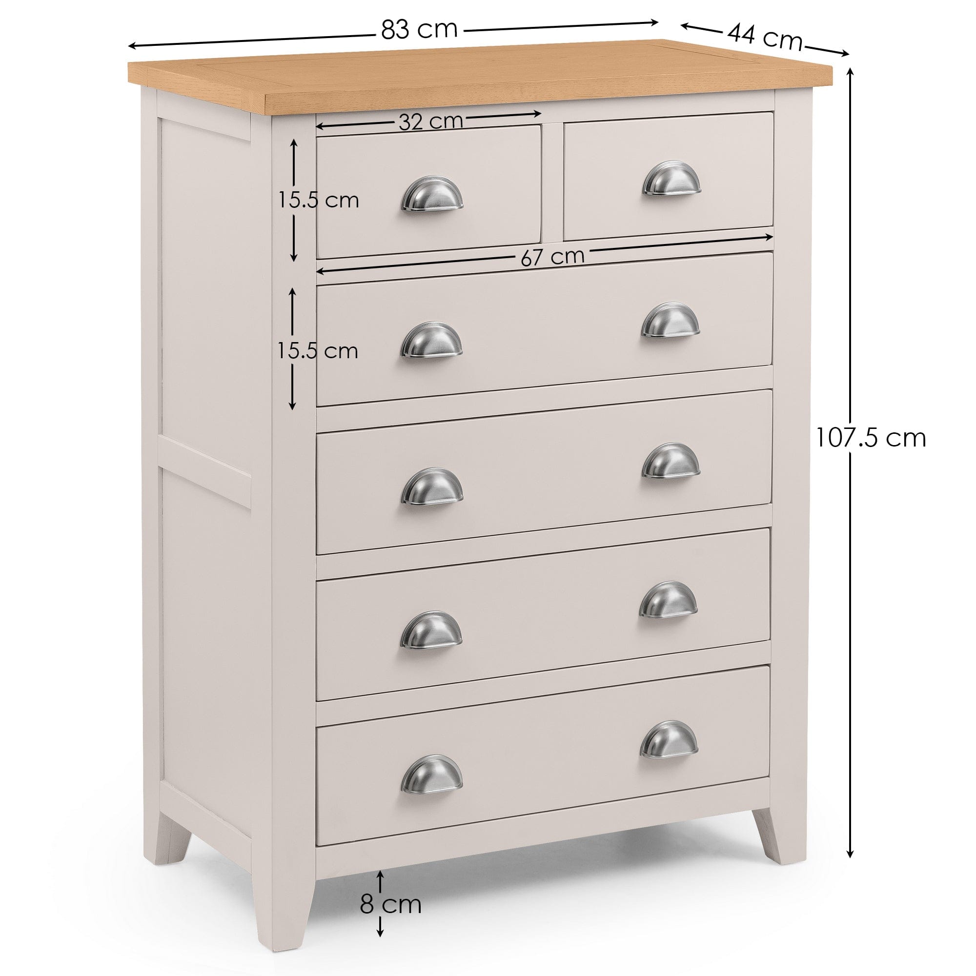 Julian Bowen Chest Of Drawers Richmond 4+2 Drawer Chest Bed Kings