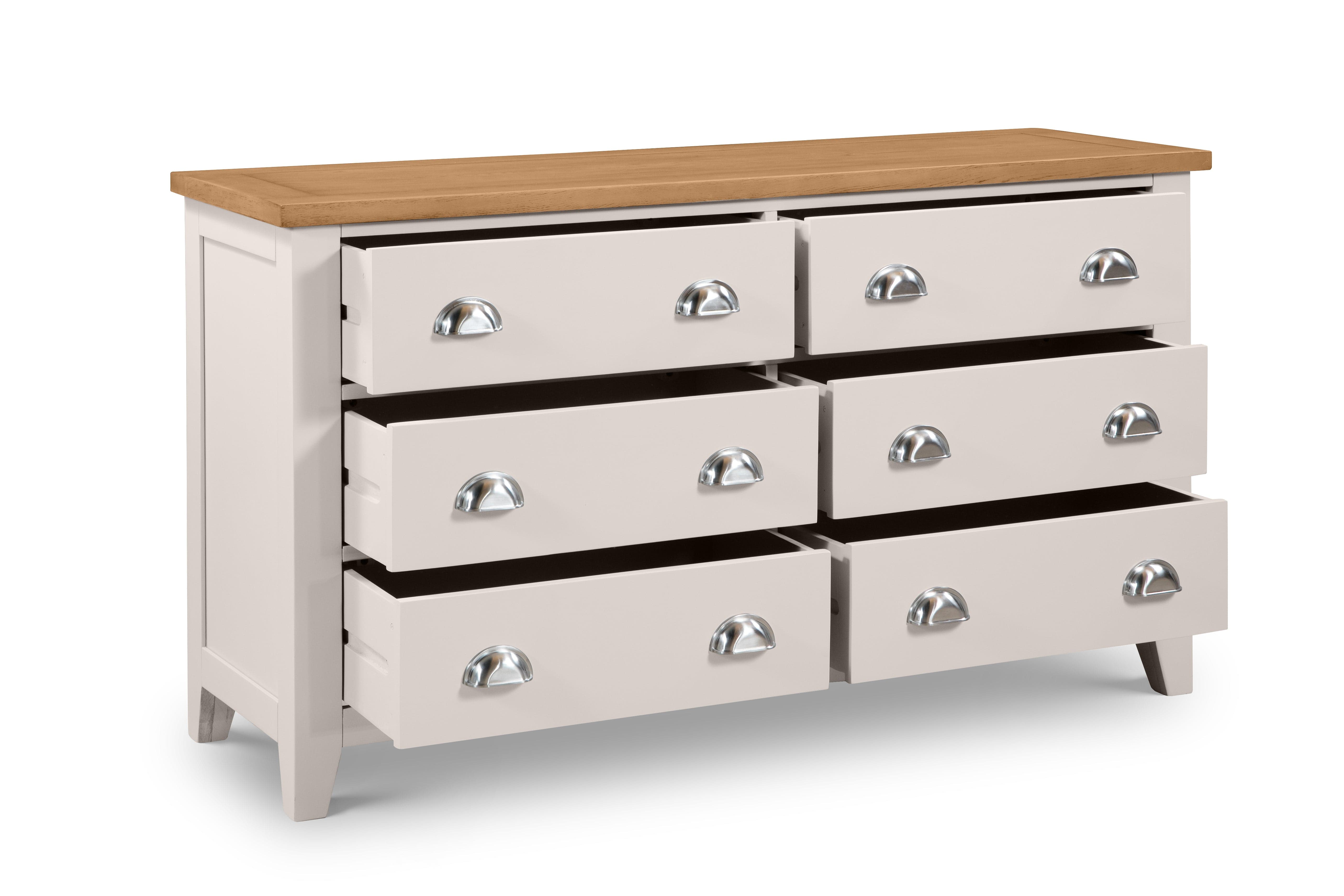 Julian Bowen Chest Of Drawers Richmond 6 Drawer Wide Chest Bed Kings