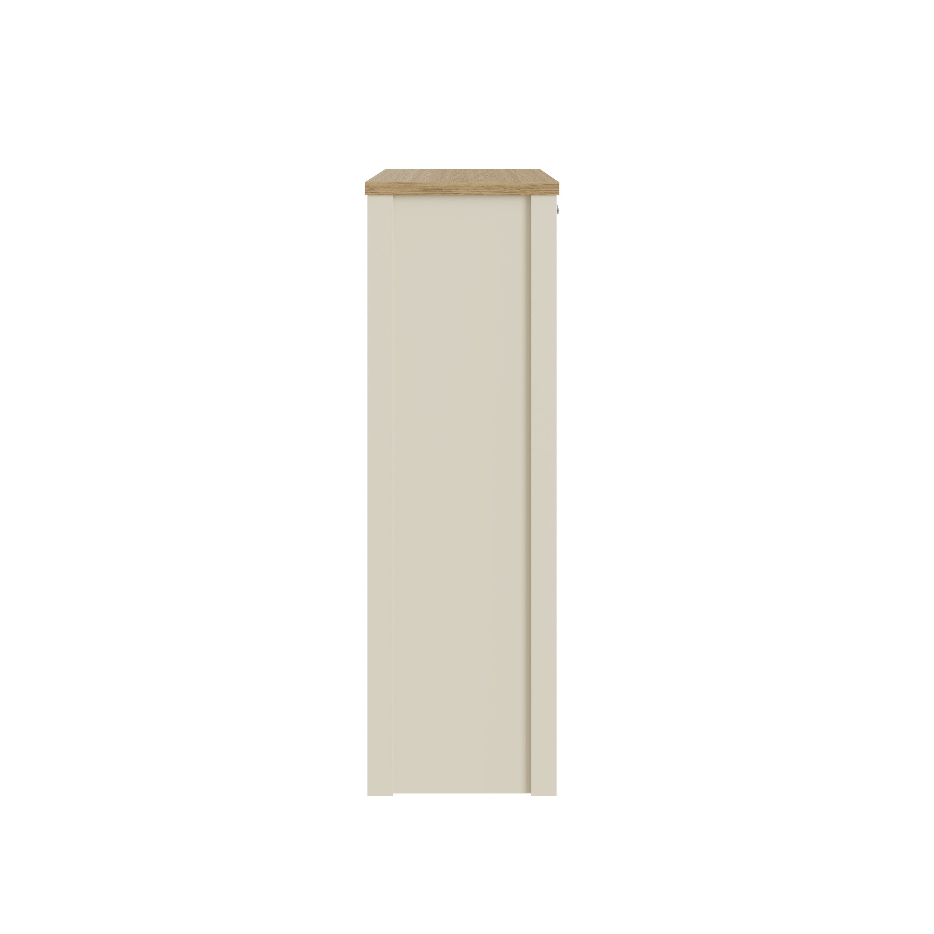 Lancaster 2 Door Shoe Cabinet Cream