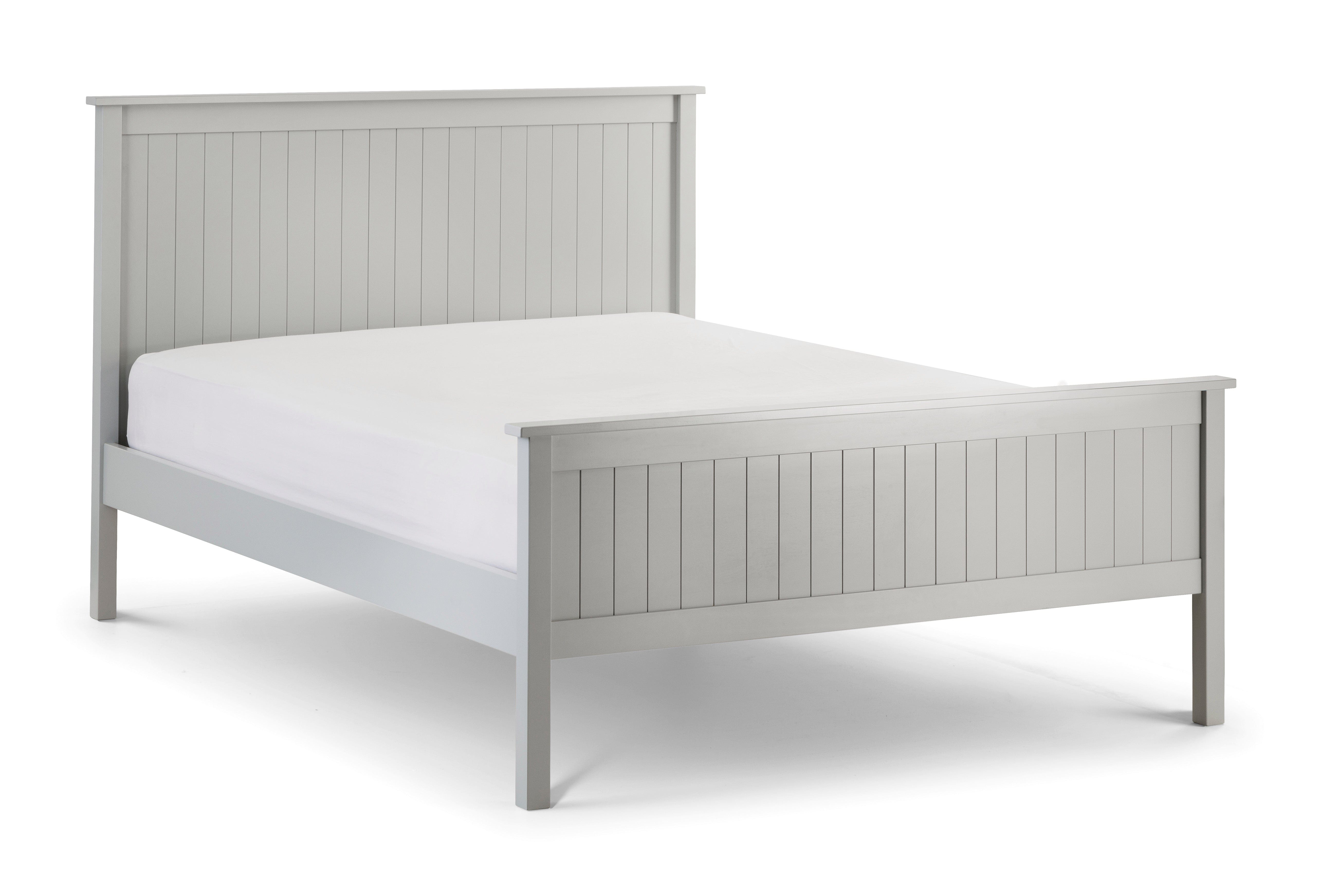 Maine Wooden Bed - Dove Grey