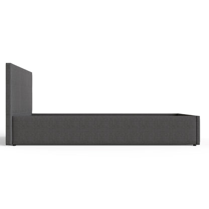 End Lift Ottoman Bed Grey