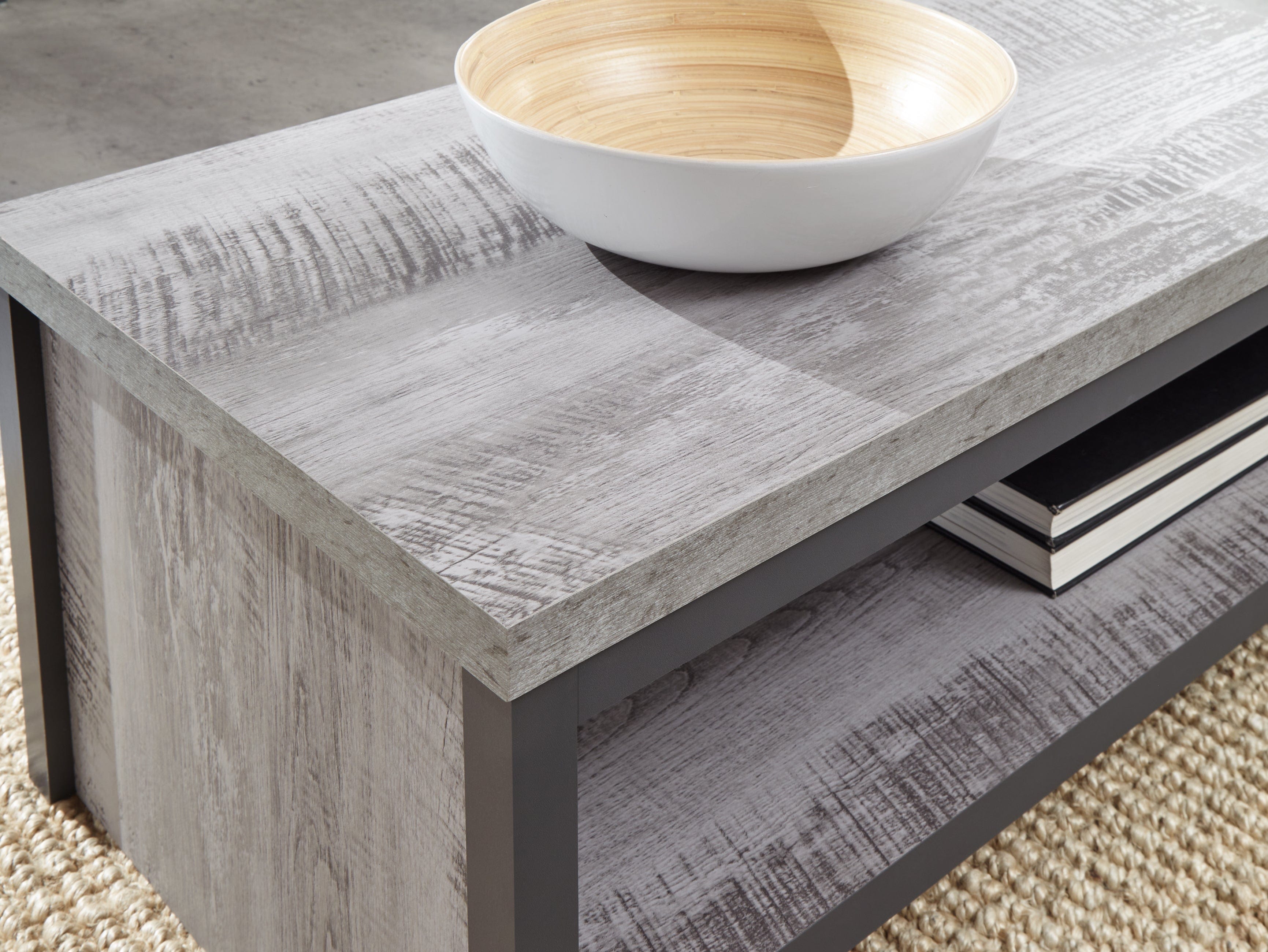 GFW Coffee Table Boston Simple Coffee Table Grey Bed Kings