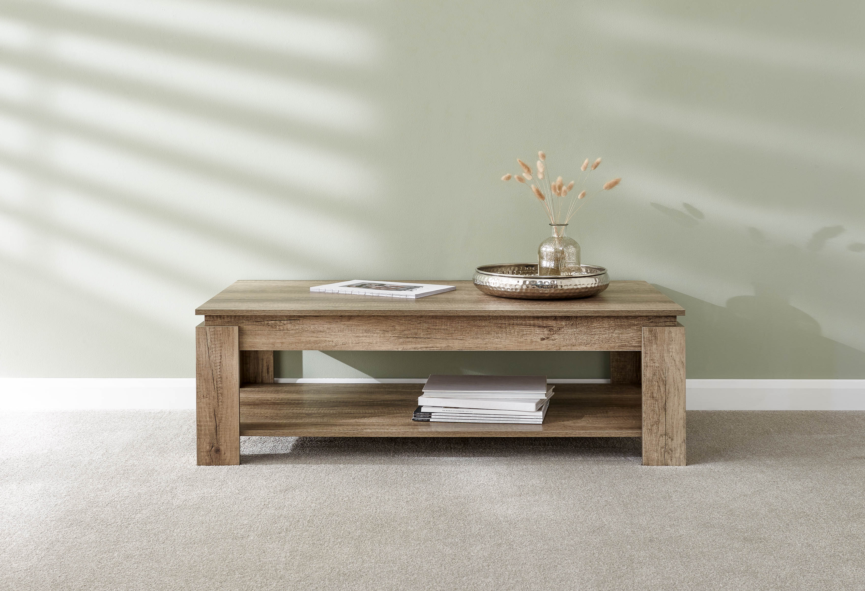 GFW Coffee Table Canyon Oak Coffee Table Bed Kings