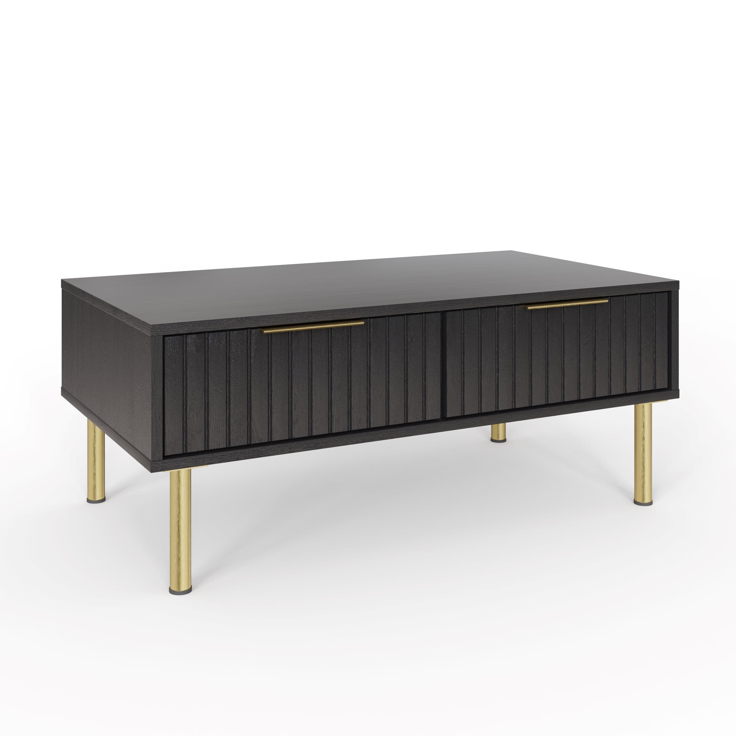 GFW Coffee Table Nervata Coffee Table Black Bed Kings