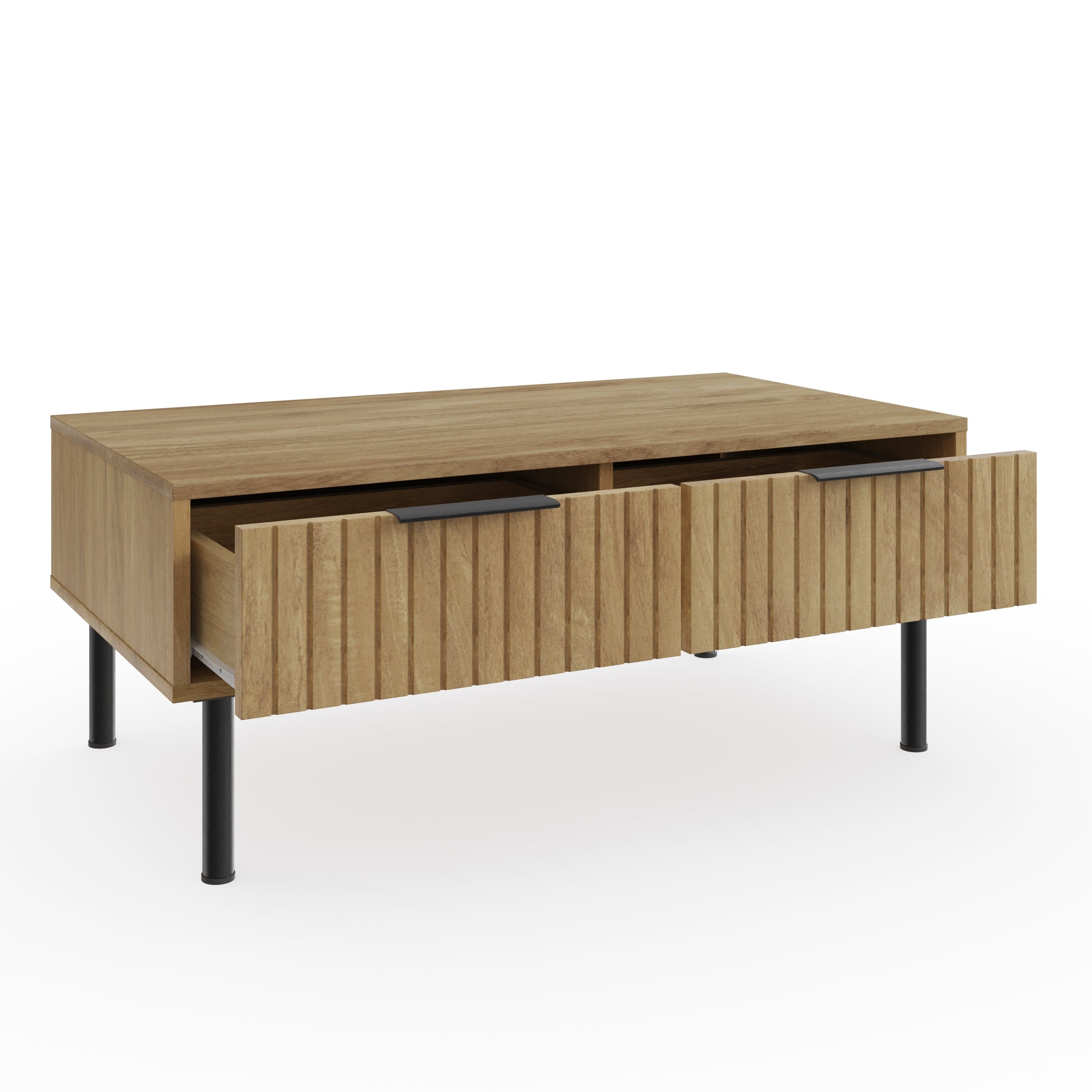 GFW Coffee Table Nervata Coffee Table Oak Bed Kings