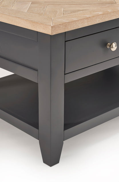 Julian Bowen coffee table Bordeaux Coffee Table Dark Grey Bed Kings