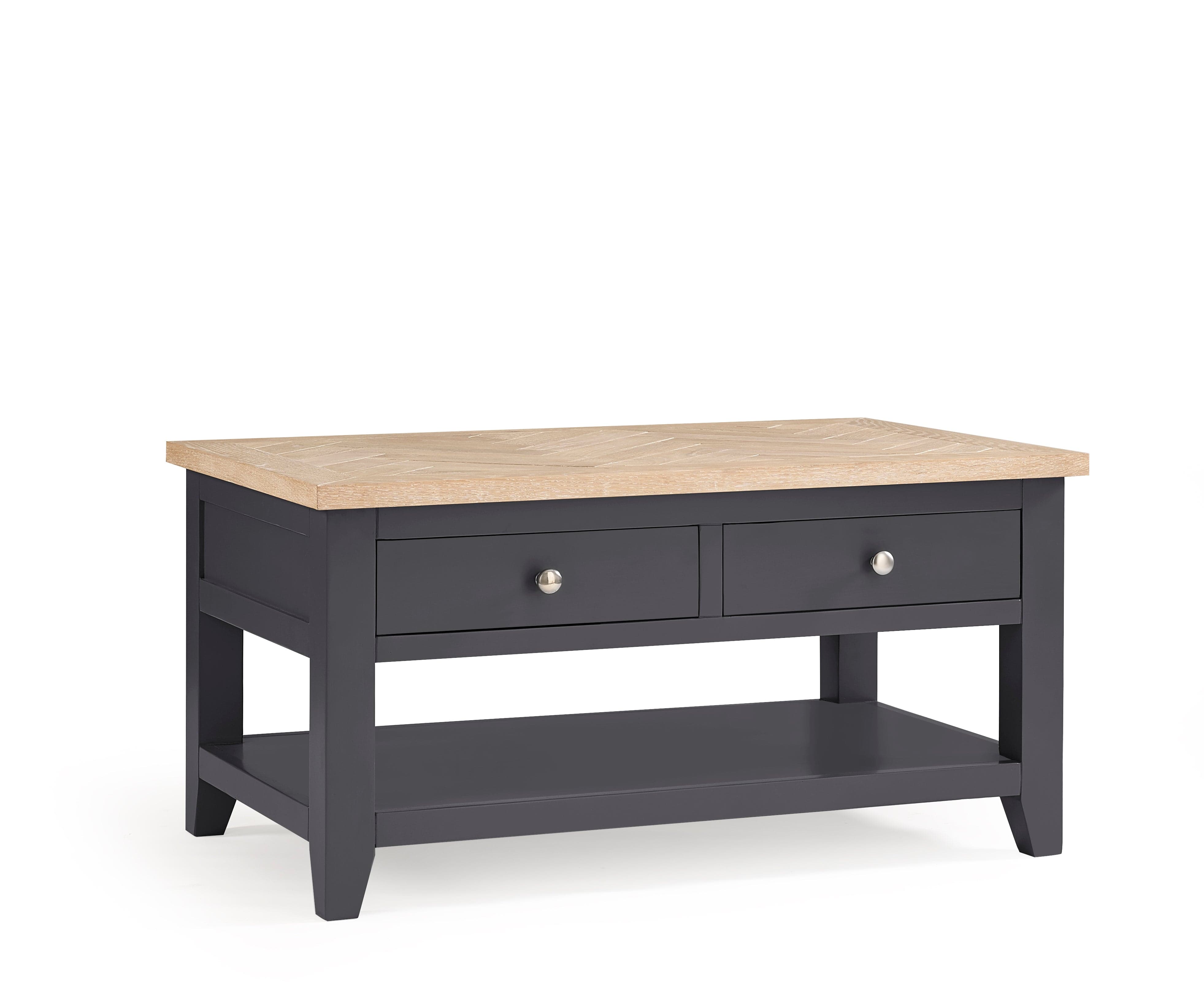 Julian Bowen coffee table Bordeaux Coffee Table Dark Grey Bed Kings