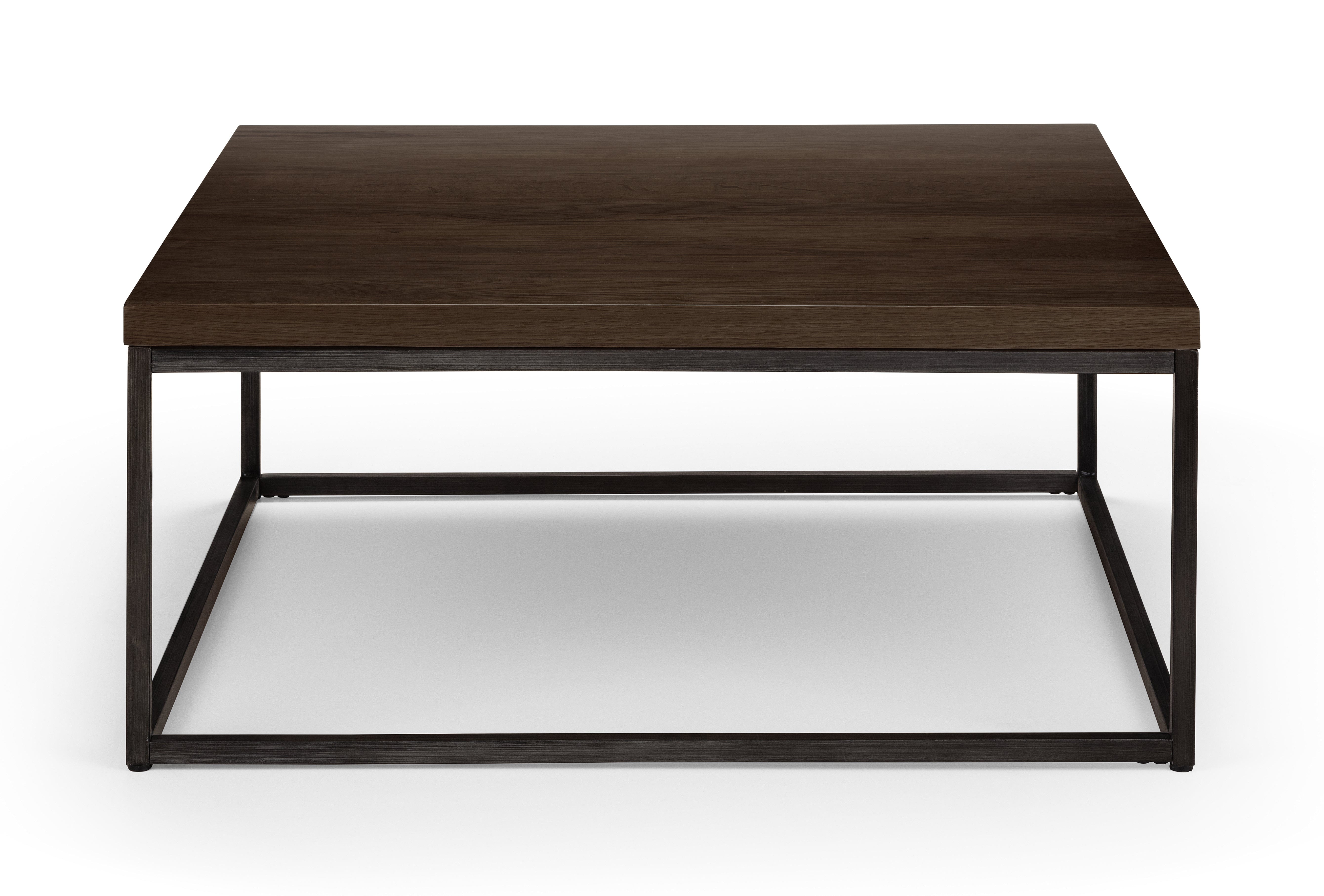 Julian Bowen Coffee Table Brooklyn Square Oak Coffee Table Dark Oak Bed Kings