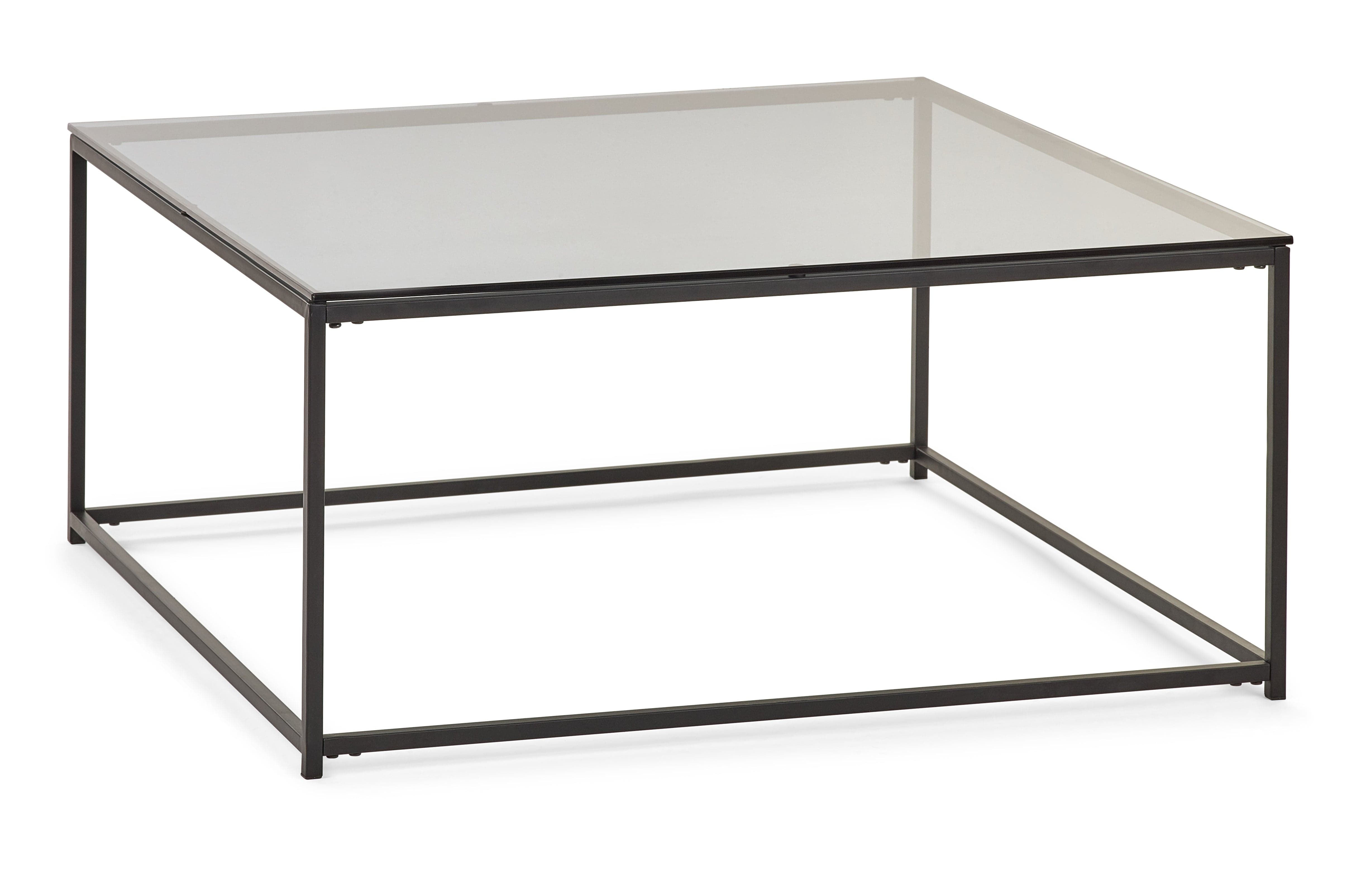 Julian Bowen Coffee Table Chicago Square Coffee Table Smoked Glass Bed Kings