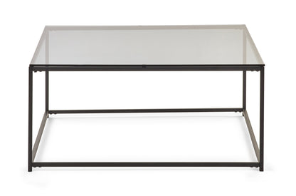 Julian Bowen Coffee Table Chicago Square Coffee Table Smoked Glass Bed Kings