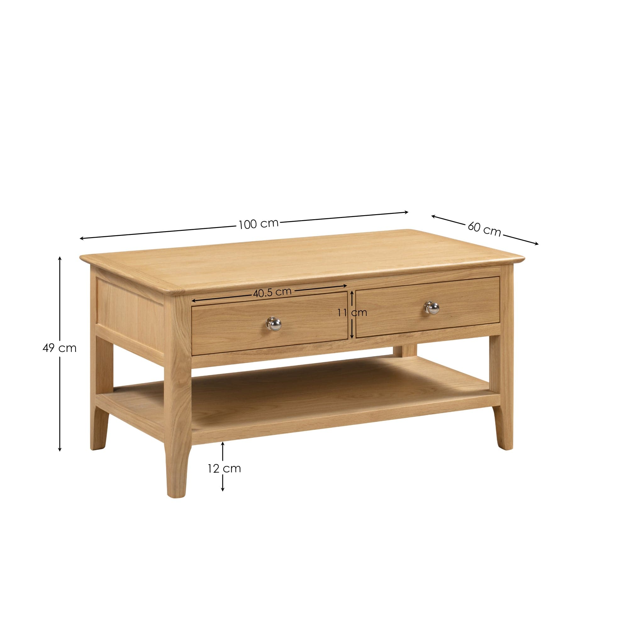 Julian Bowen Coffee Table Cotswold Coffee Table With 2 Drawers Bed Kings