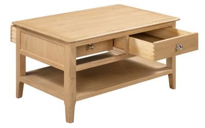 Julian Bowen Coffee Table Cotswold Coffee Table With 2 Drawers Bed Kings