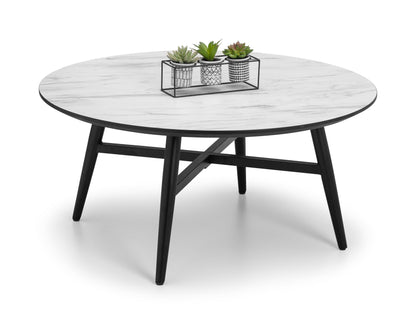 Julian Bowen Coffee Table Firenze Marble Effect Coffee Table Bed Kings