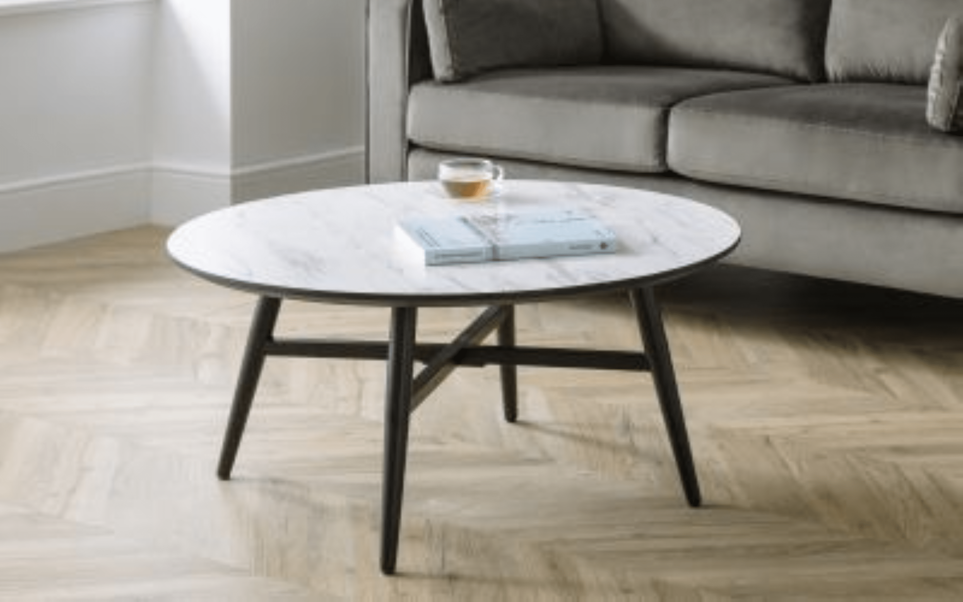 Julian Bowen Coffee Table Firenze Marble Effect Coffee Table Bed Kings