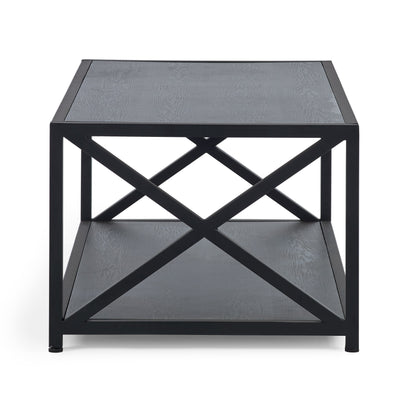Julian Bowen Coffee Table Lima Coffee Table - Black Ash Bed Kings