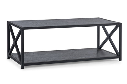 Julian Bowen Coffee Table Lima Coffee Table - Black Ash Bed Kings