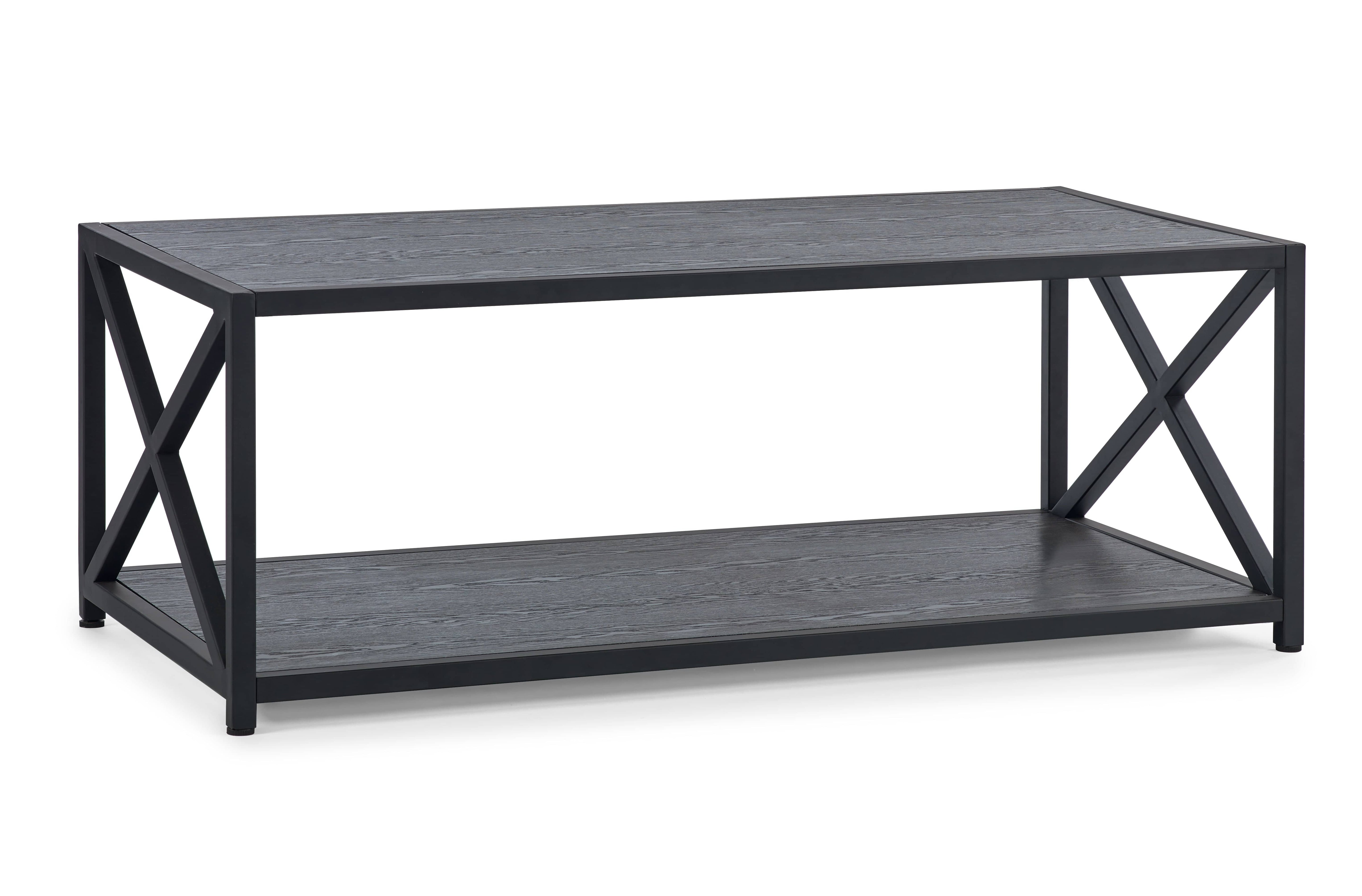 Julian Bowen Coffee Table Lima Coffee Table - Black Ash Bed Kings