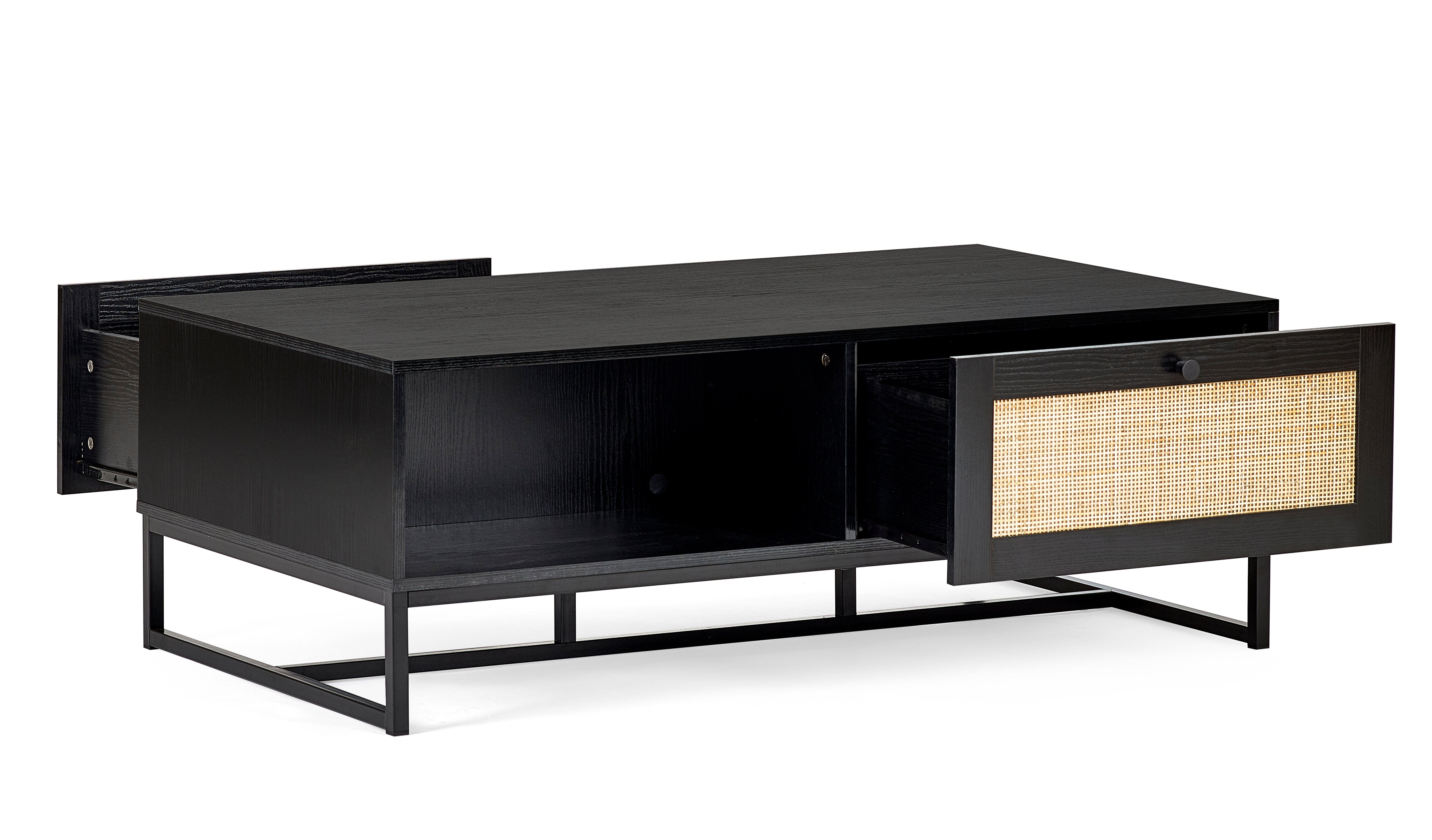 Julian Bowen Coffee Table Padstow Coffee Table - Black Bed Kings