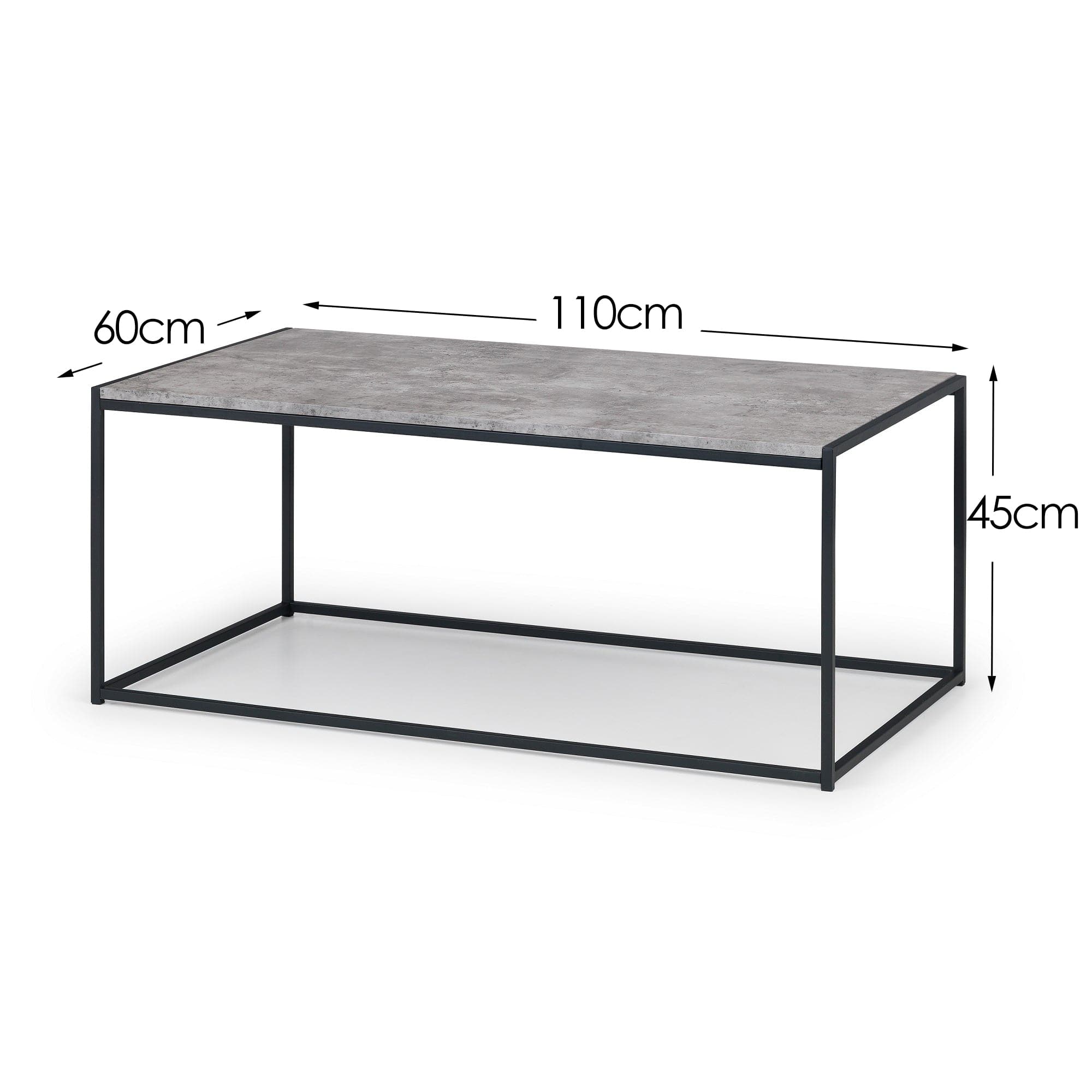 Julian Bowen Coffee Table Staten Concrete Coffee Table Bed Kings