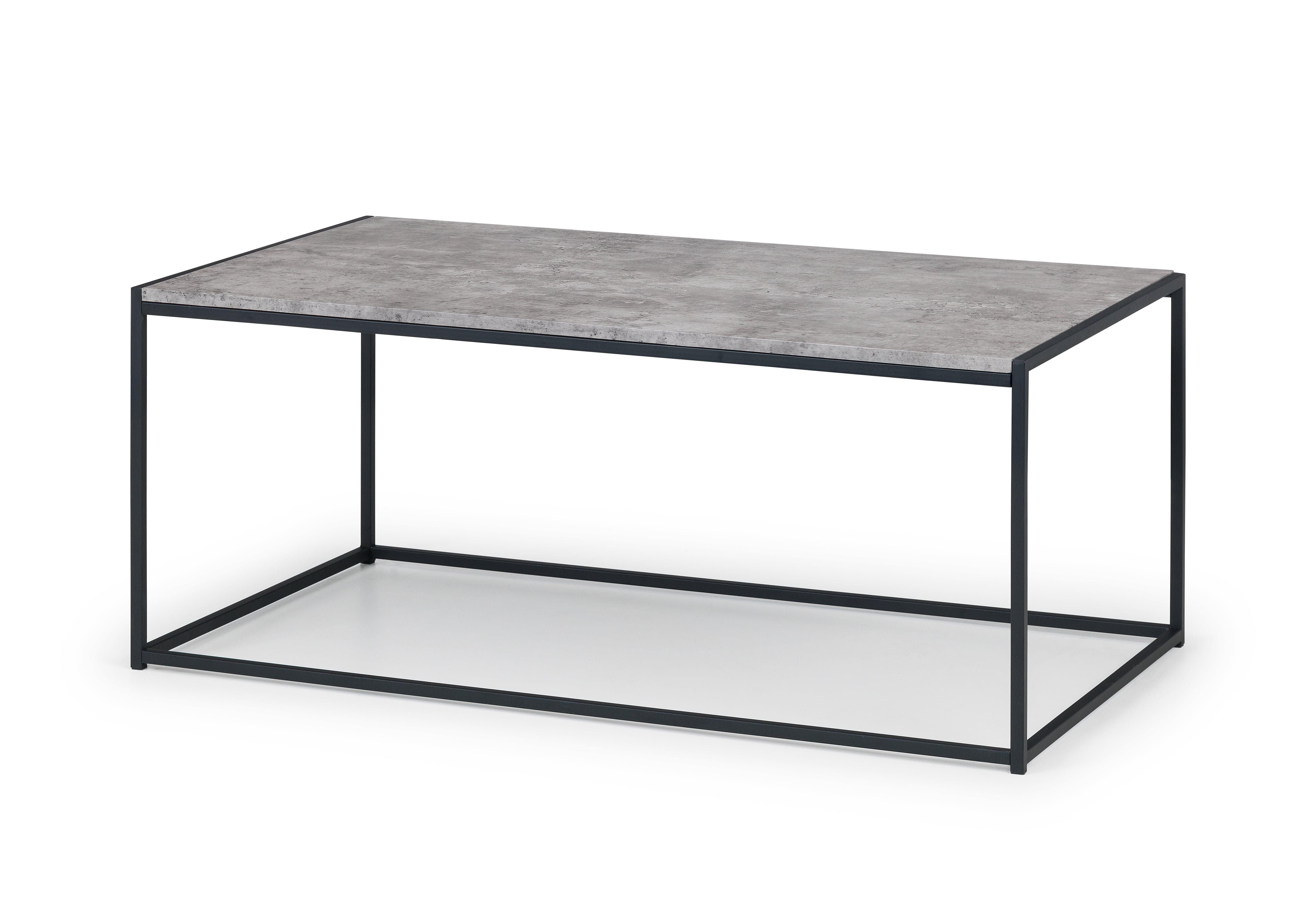 Julian Bowen Coffee Table Staten Concrete Coffee Table Bed Kings