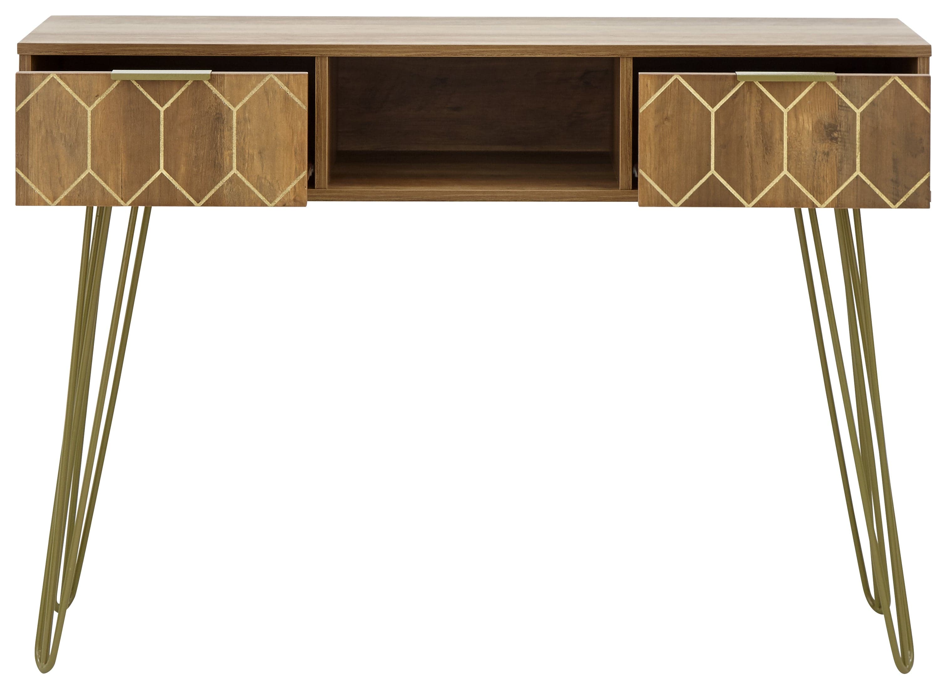 GFW Console Table Orleans 2 Drawer Console Desk Mango Bed Kings