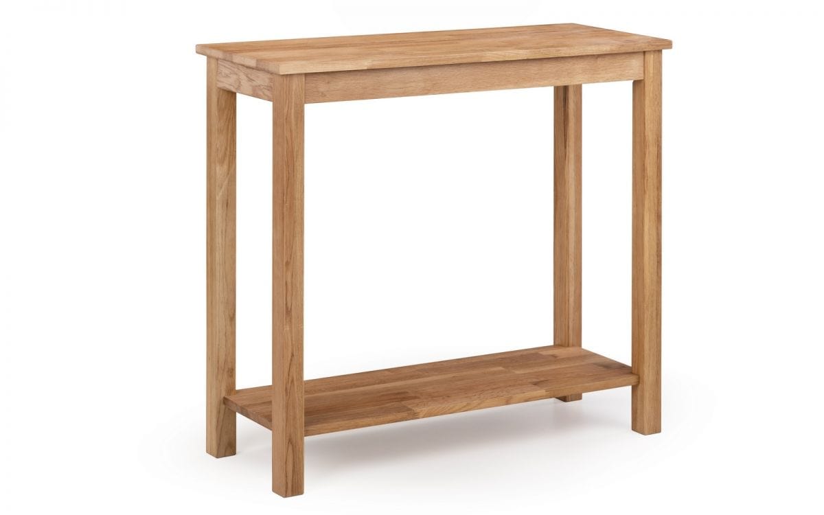 Julian Bowen Console Table Coxmoor Console Table 90Cm - Oak Bed Kings