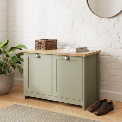 Lancaster Shoe Storage Sage Green
