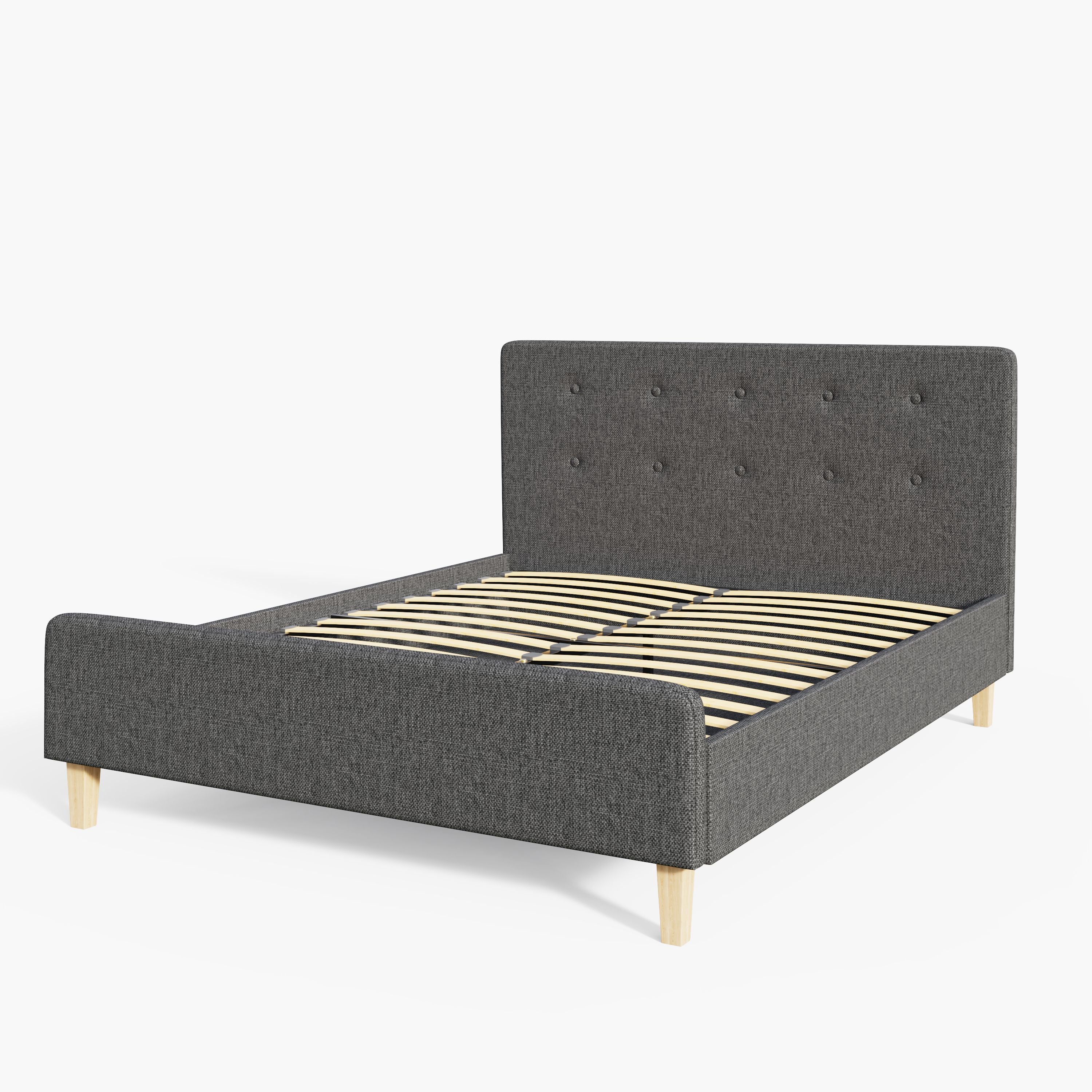 Ashbourne Fabric Upholstered Bed Grey