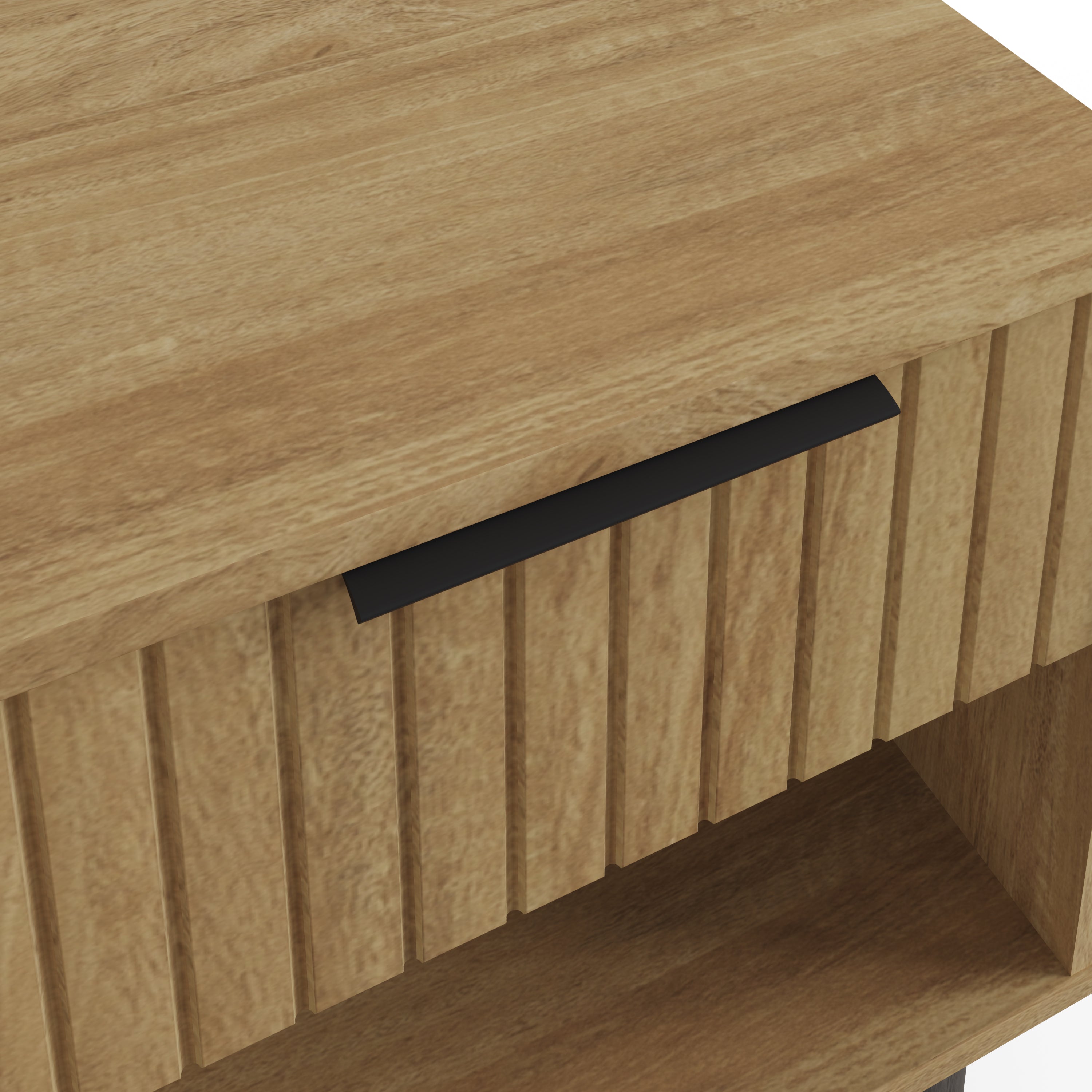 Nervata Lamp Table Oak