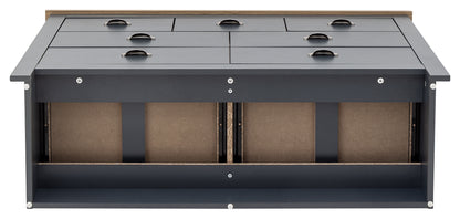 Lancaster Merchants Chest Slate Blue