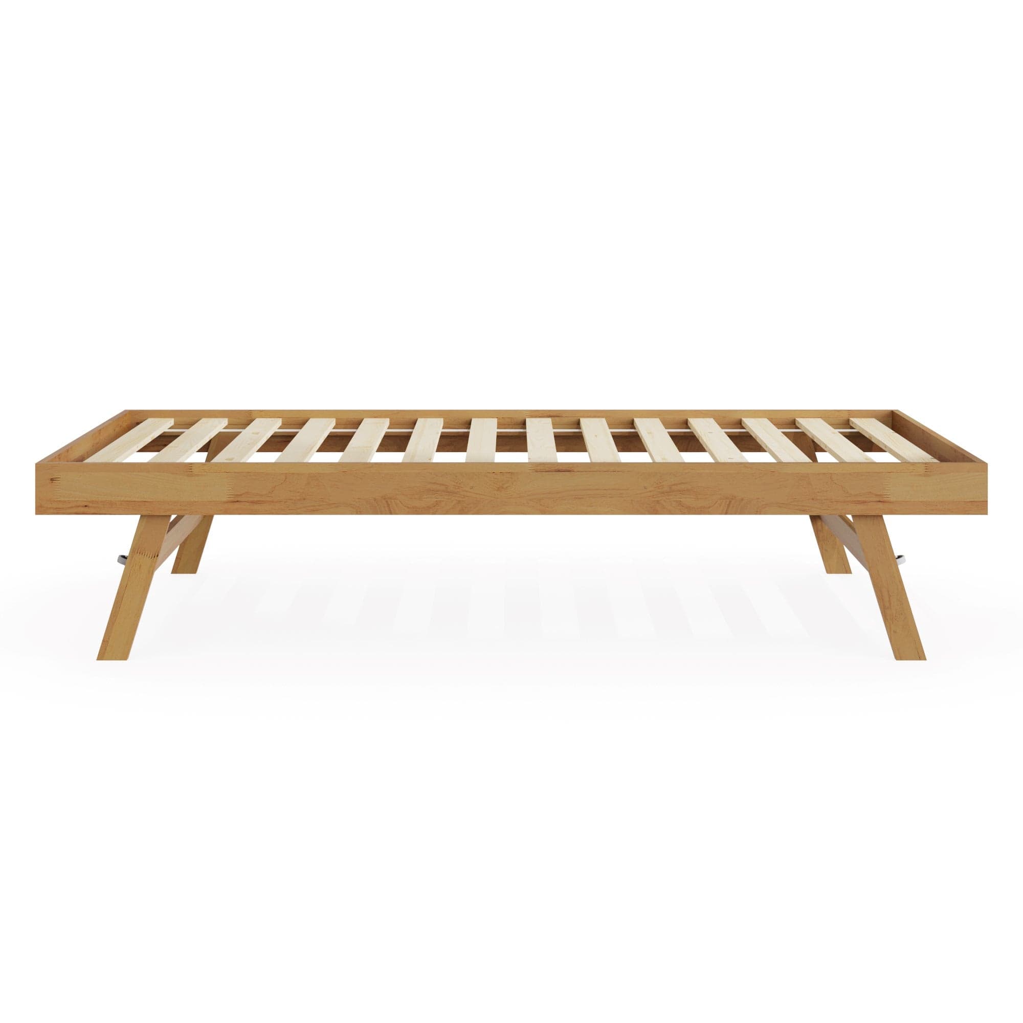 GFW Day Bed Trundle Single 90cm 3ft Madrid Wooden Trundle Only Oak Bed Kings