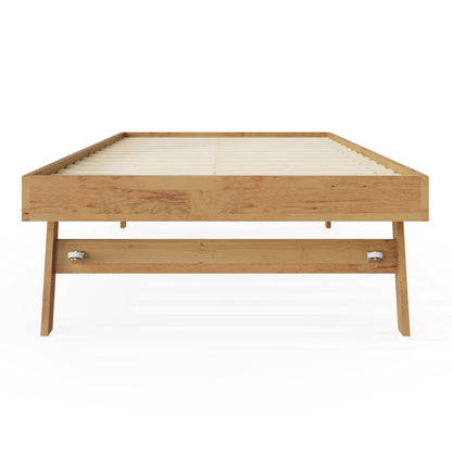 GFW Day Bed Trundle Single 90cm 3ft Madrid Wooden Trundle Only Oak Bed Kings