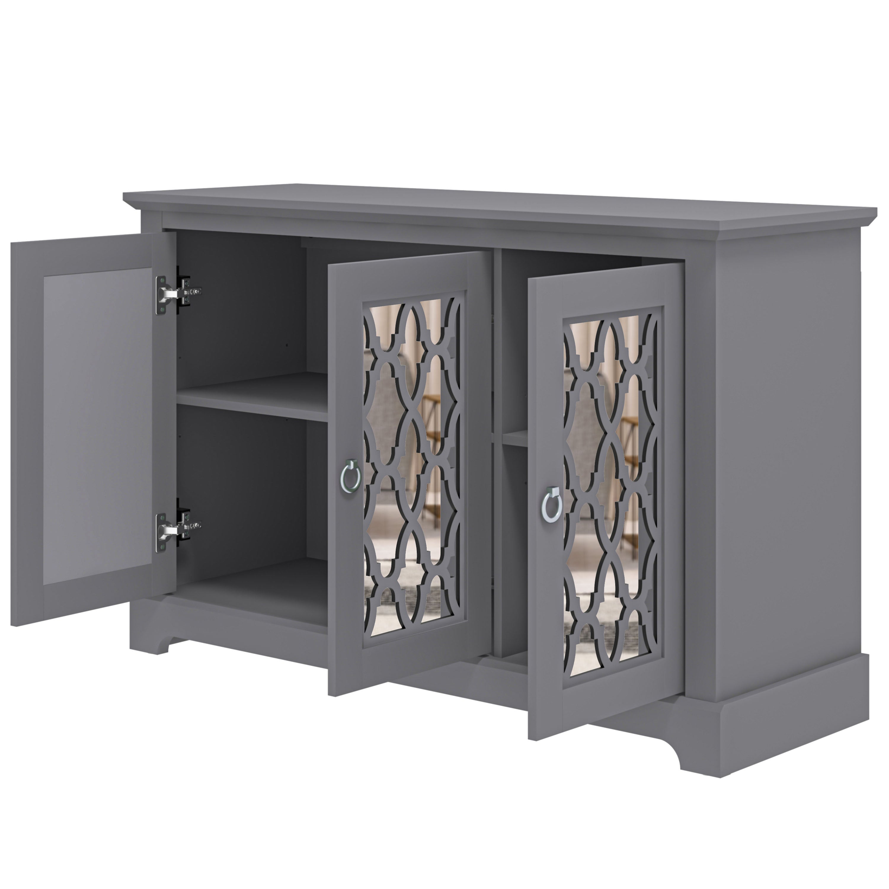 Honiton 3 Door Sideboard Grey
