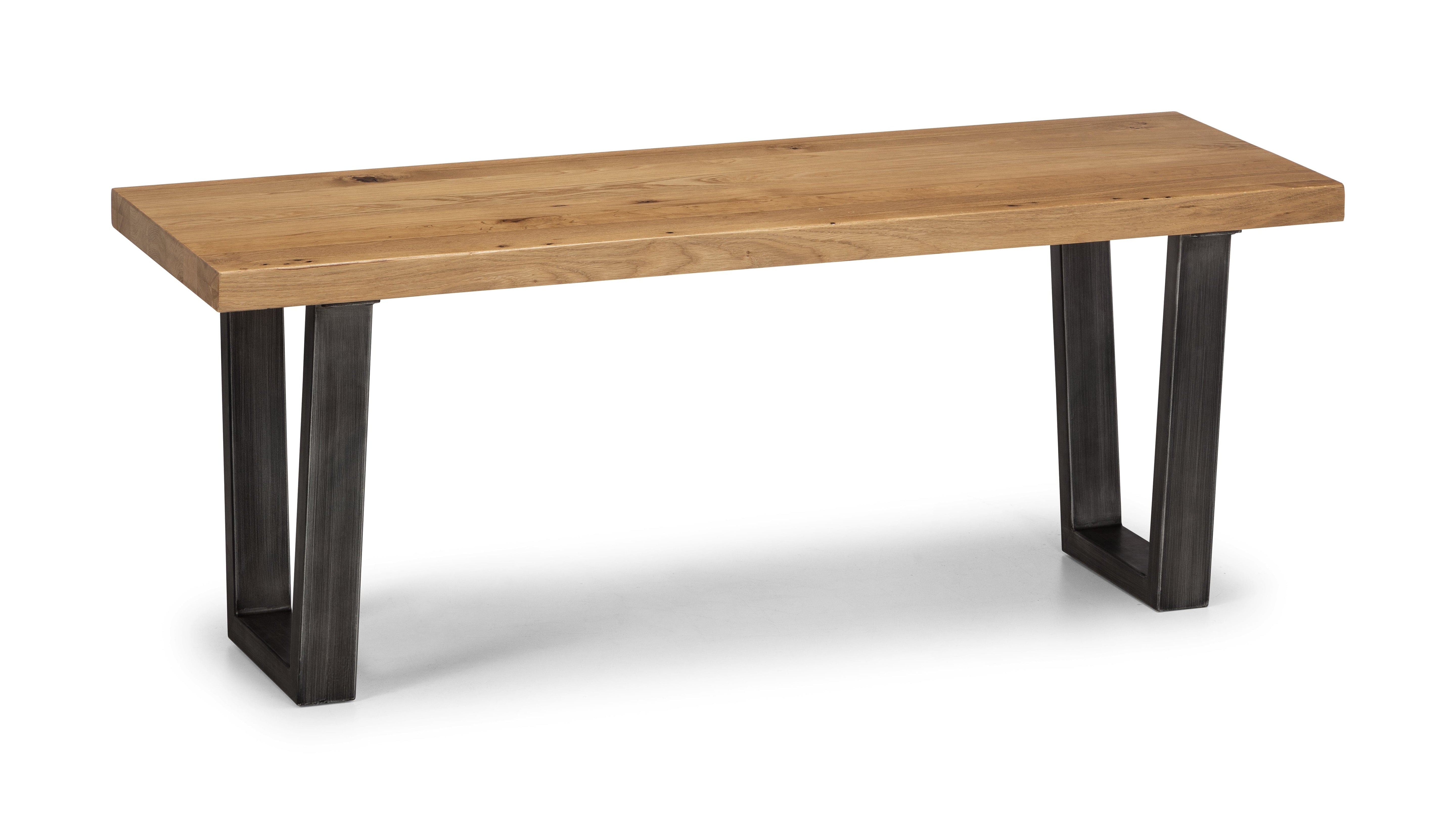 Julian Bowen Dining Bench Brooklyn Bench - Oak Bed Kings