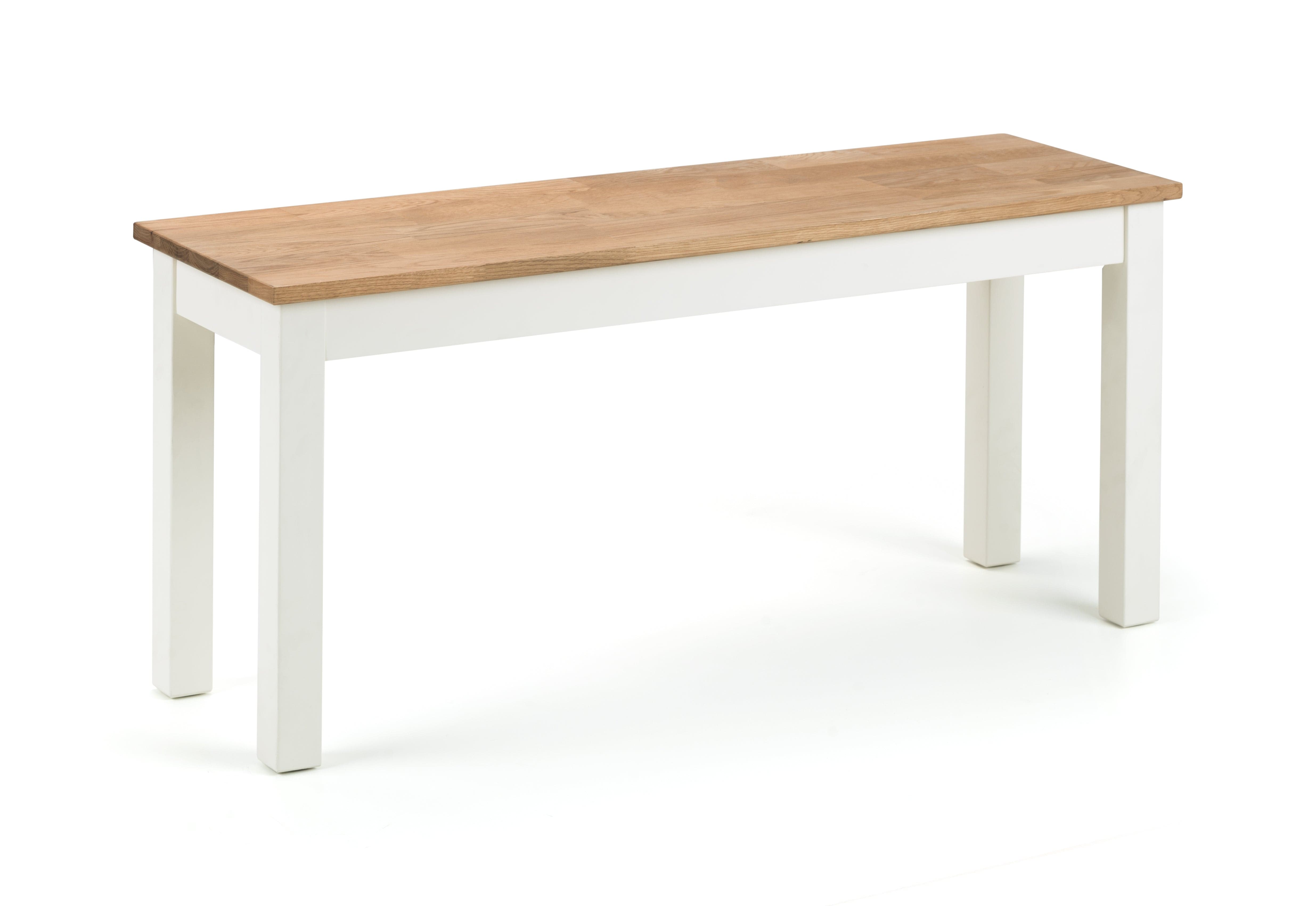 Julian Bowen Dining Bench Coxmoor Bench - Ivory & Oak Bed Kings