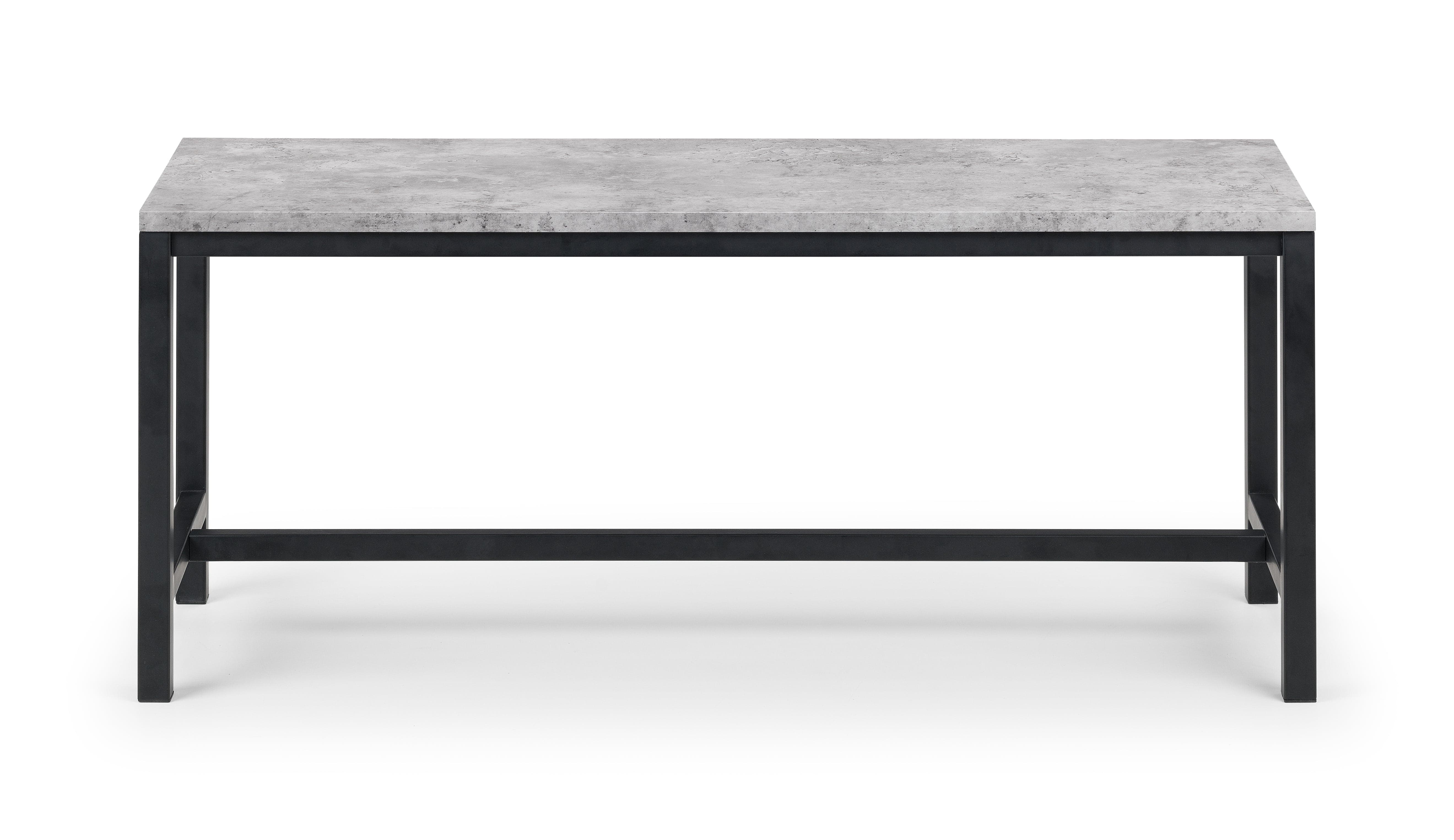 Julian Bowen Dining Bench Staten Concrete Bench Bed Kings