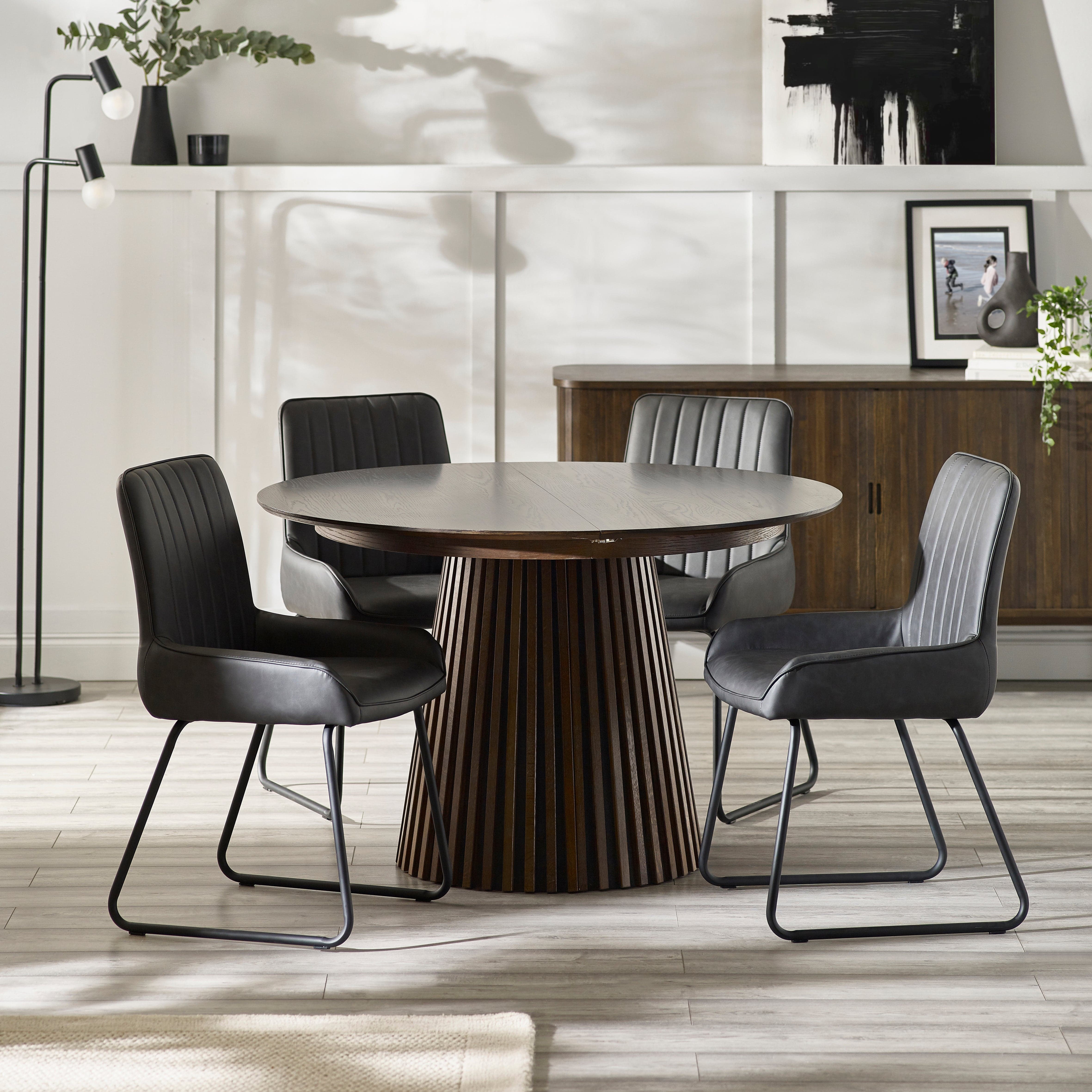 Julian Bowen Dining Table Arya  Extending Dining Table Bed Kings